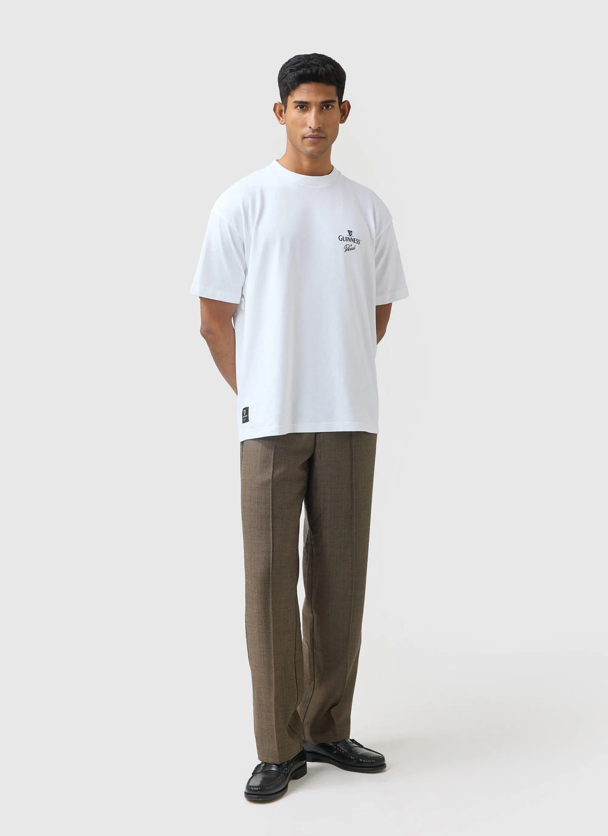 Soloist Oversized T Shirt | Guinness x Percival | White sold by Percival product image thumbnail 5