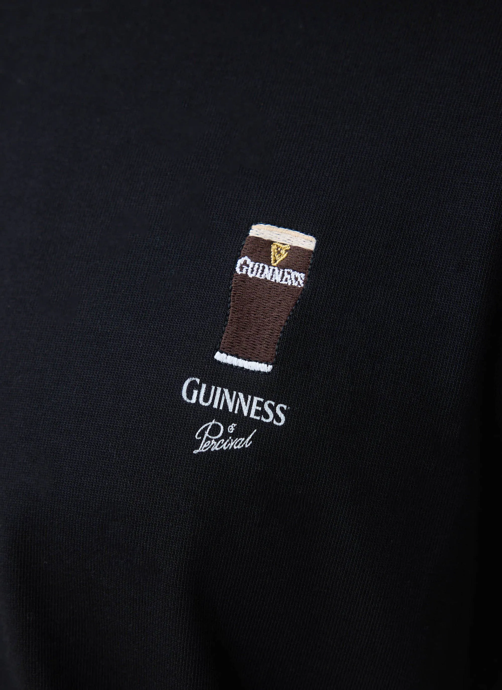 Stout T Shirt | Guinness x Percival | Black sold by Percival