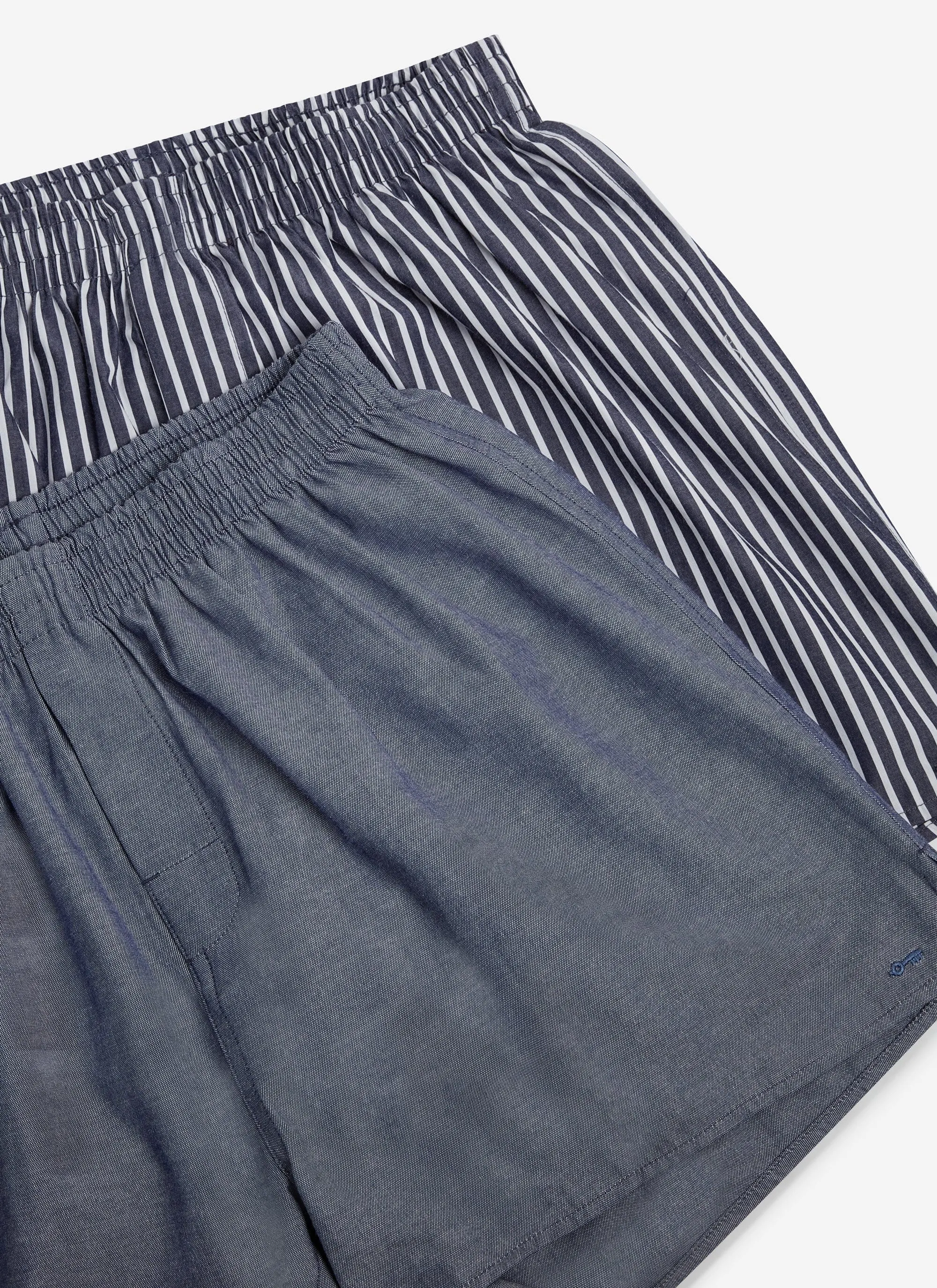2 Pack Boxers | Cotton | Blue/Navy sold by Percival product image thumbnail 2
