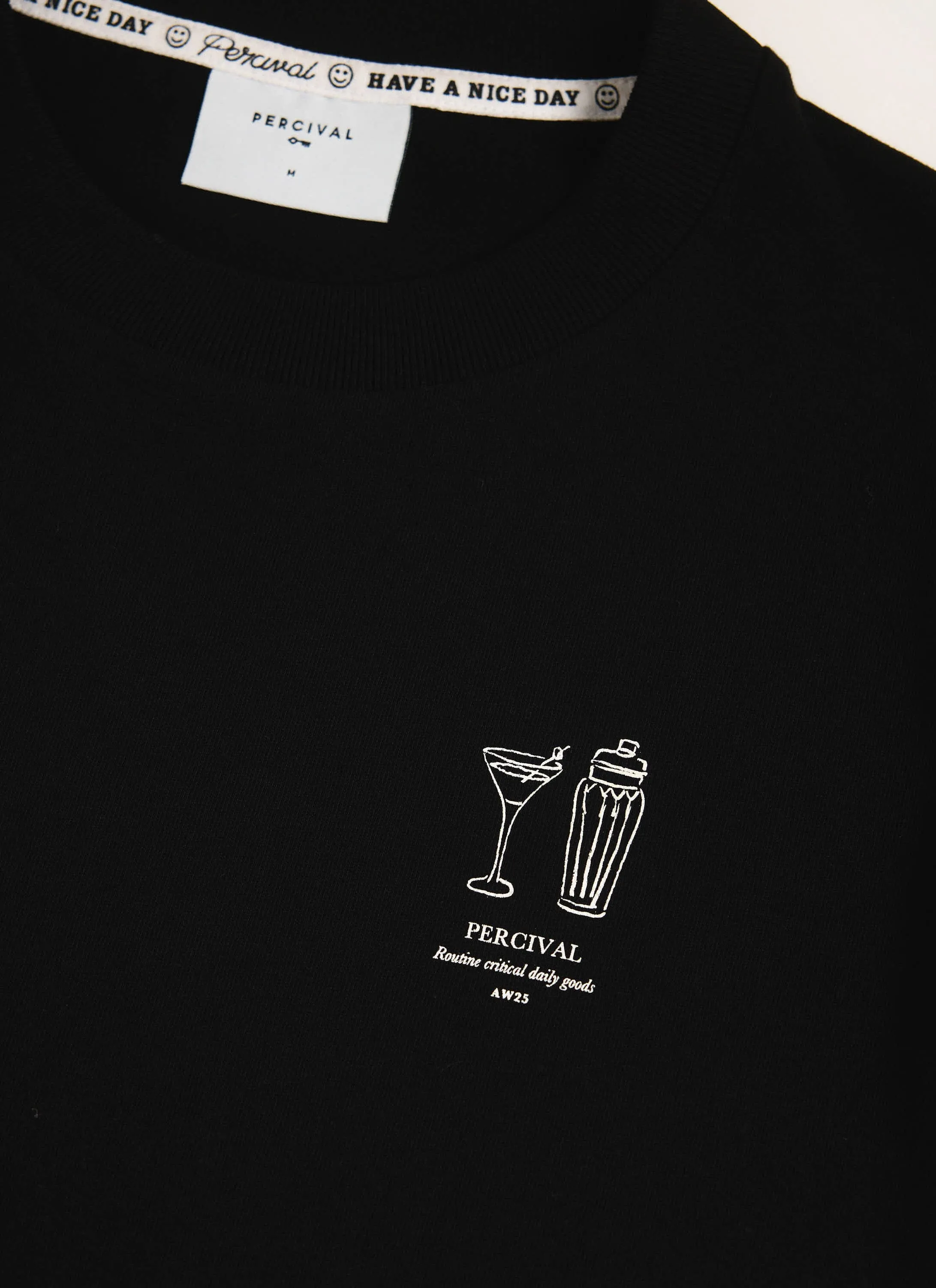 Mixologist T Shirt | Organic Cotton | Black sold by Percival product image thumbnail 2