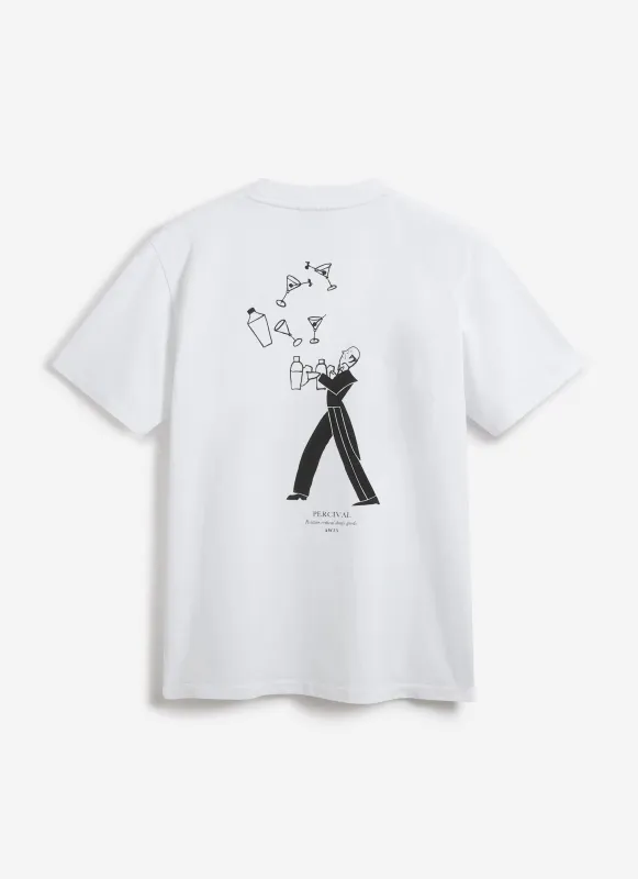 Bartender Oversized T Shirt | Organic Cotton | White sold by Percival