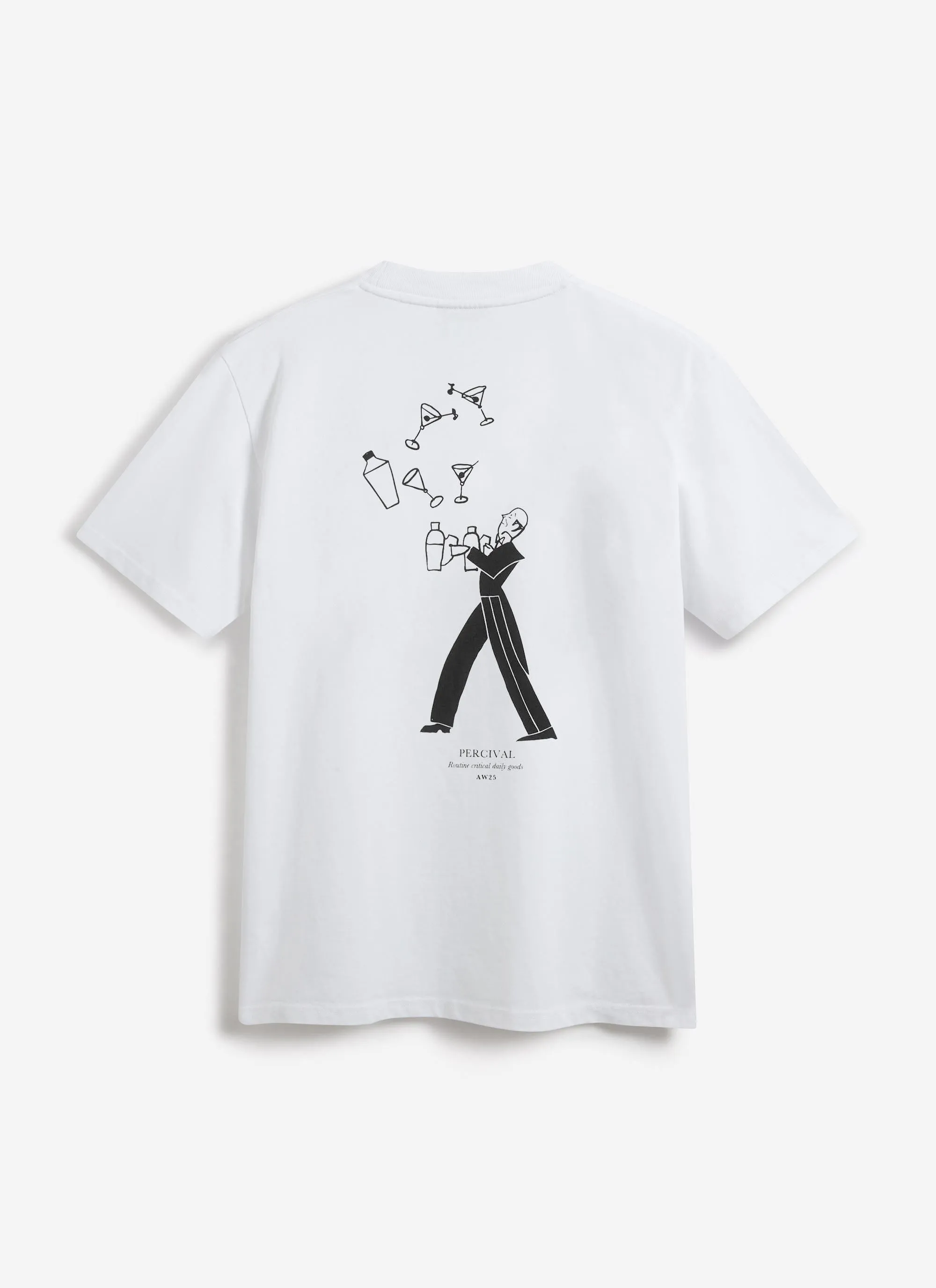 Bartender Oversized T Shirt | Organic Cotton | White sold by Percival