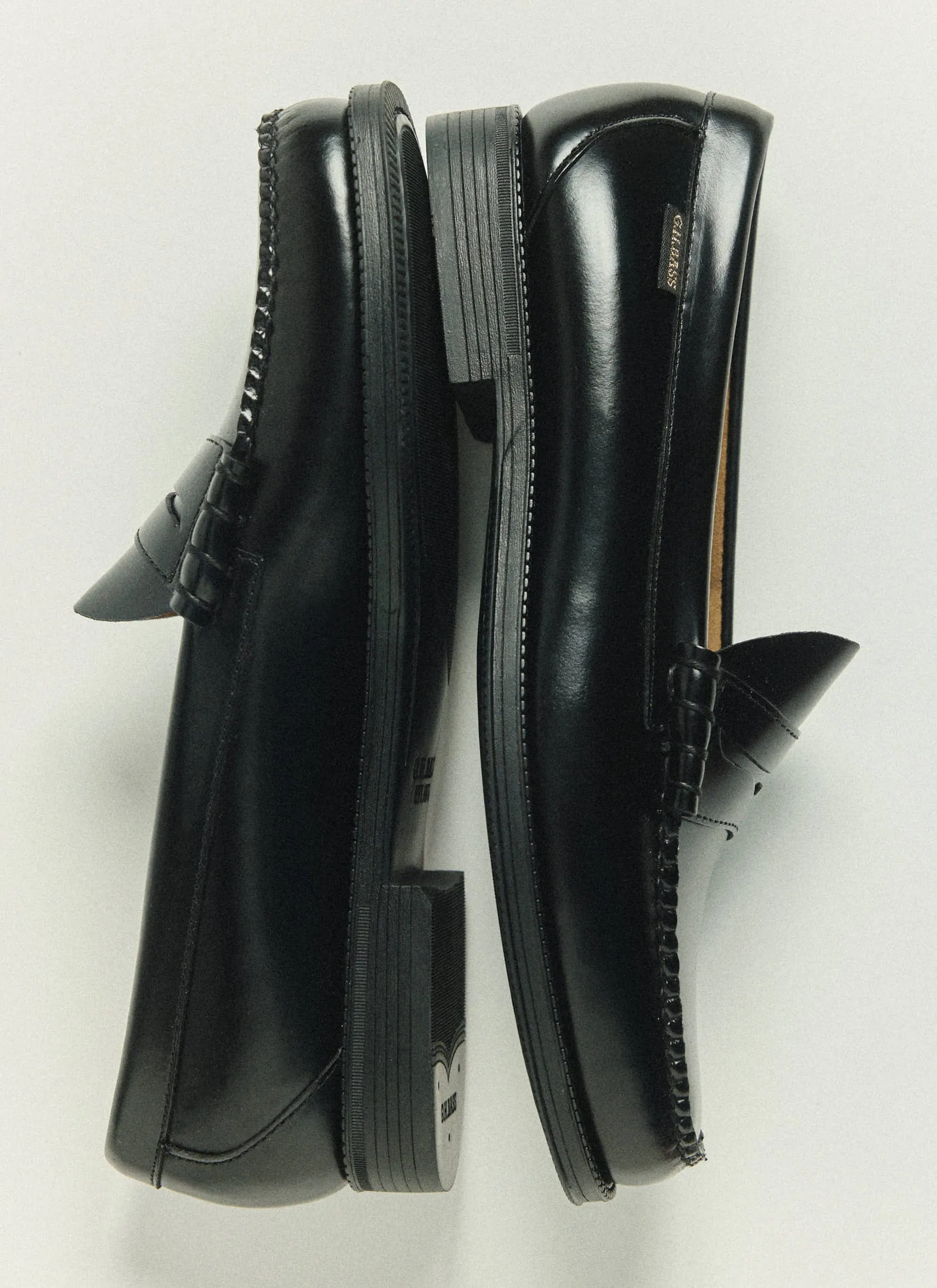 G.H. Bass Weejuns Loafers | Larson Flag | Black Leather sold by Percival product image thumbnail 5