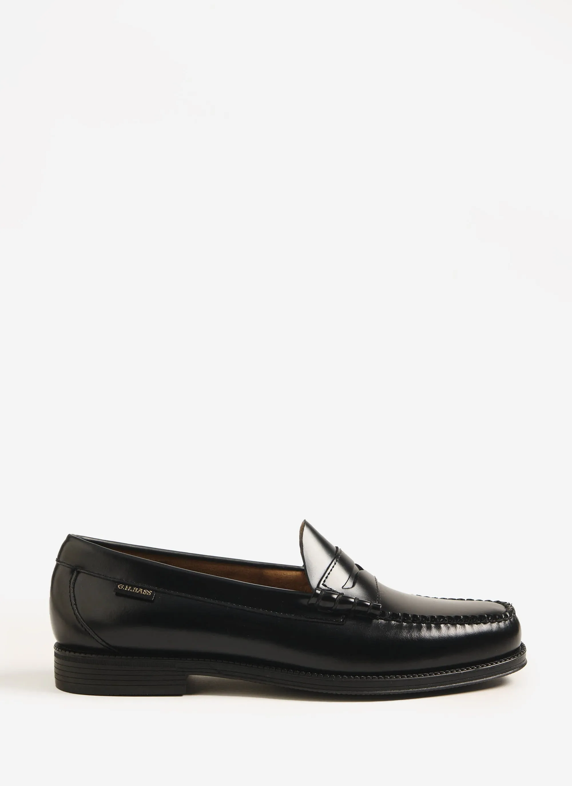 G.H. Bass Weejuns Loafers | Larson Flag | Black Leather sold by Percival product image thumbnail 3