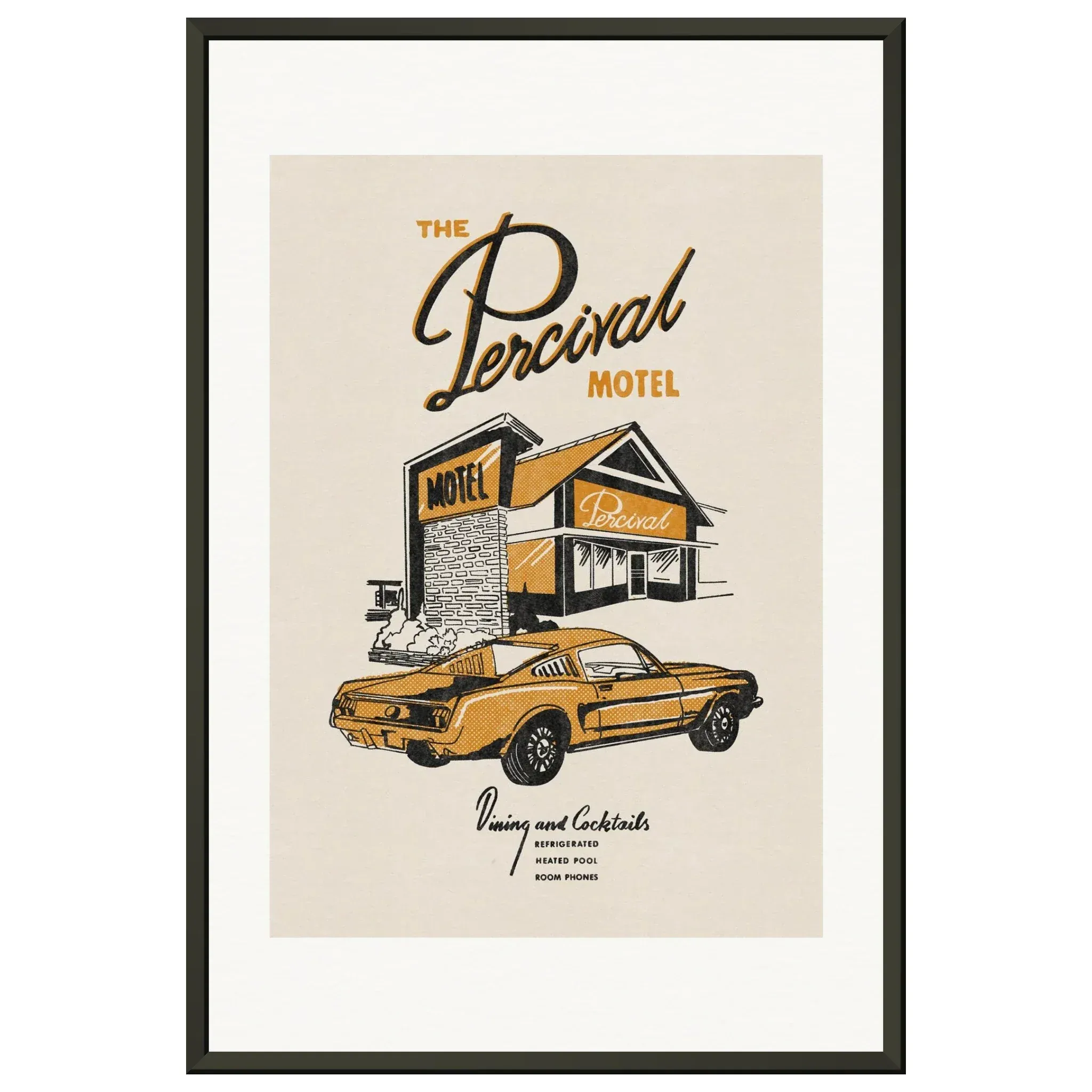 The Percival Motel Print | Framed sold by Percival product image thumbnail 2