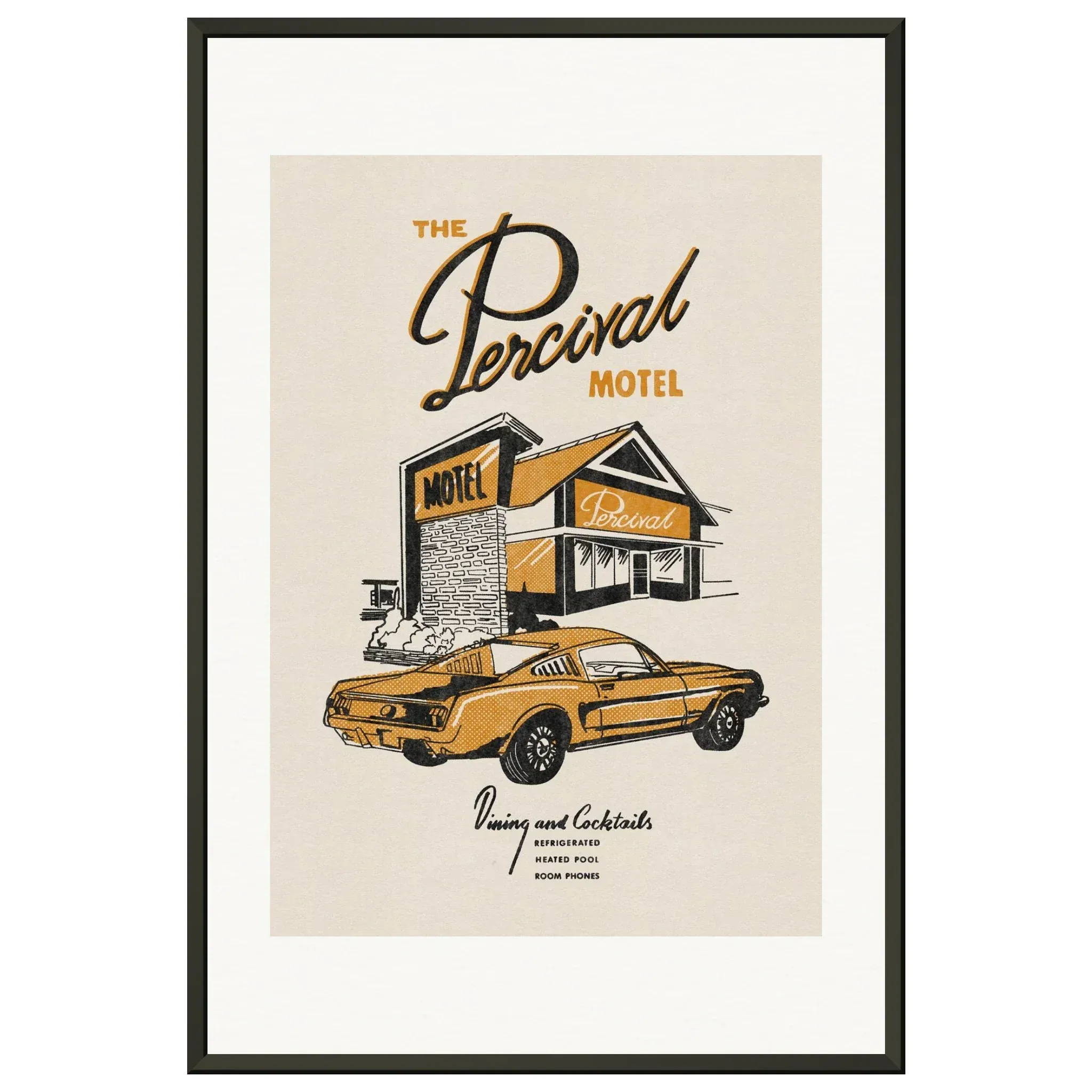 The Percival Motel Print | Framed sold by Percival product image thumbnail 3