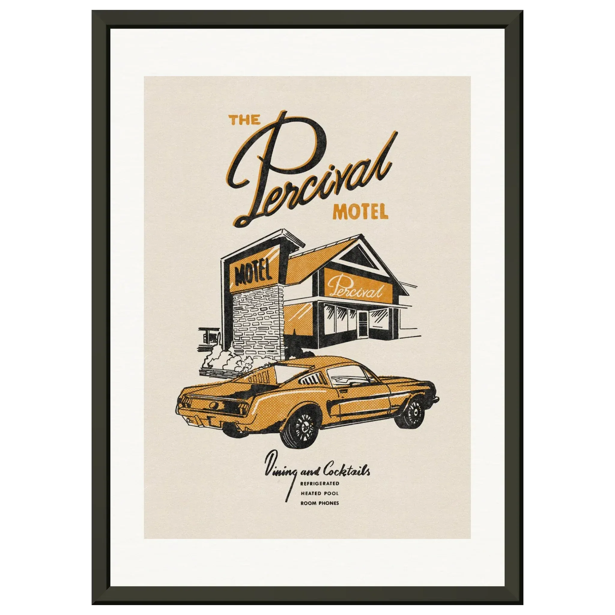 The Percival Motel Print | Framed sold by Percival product image thumbnail 4