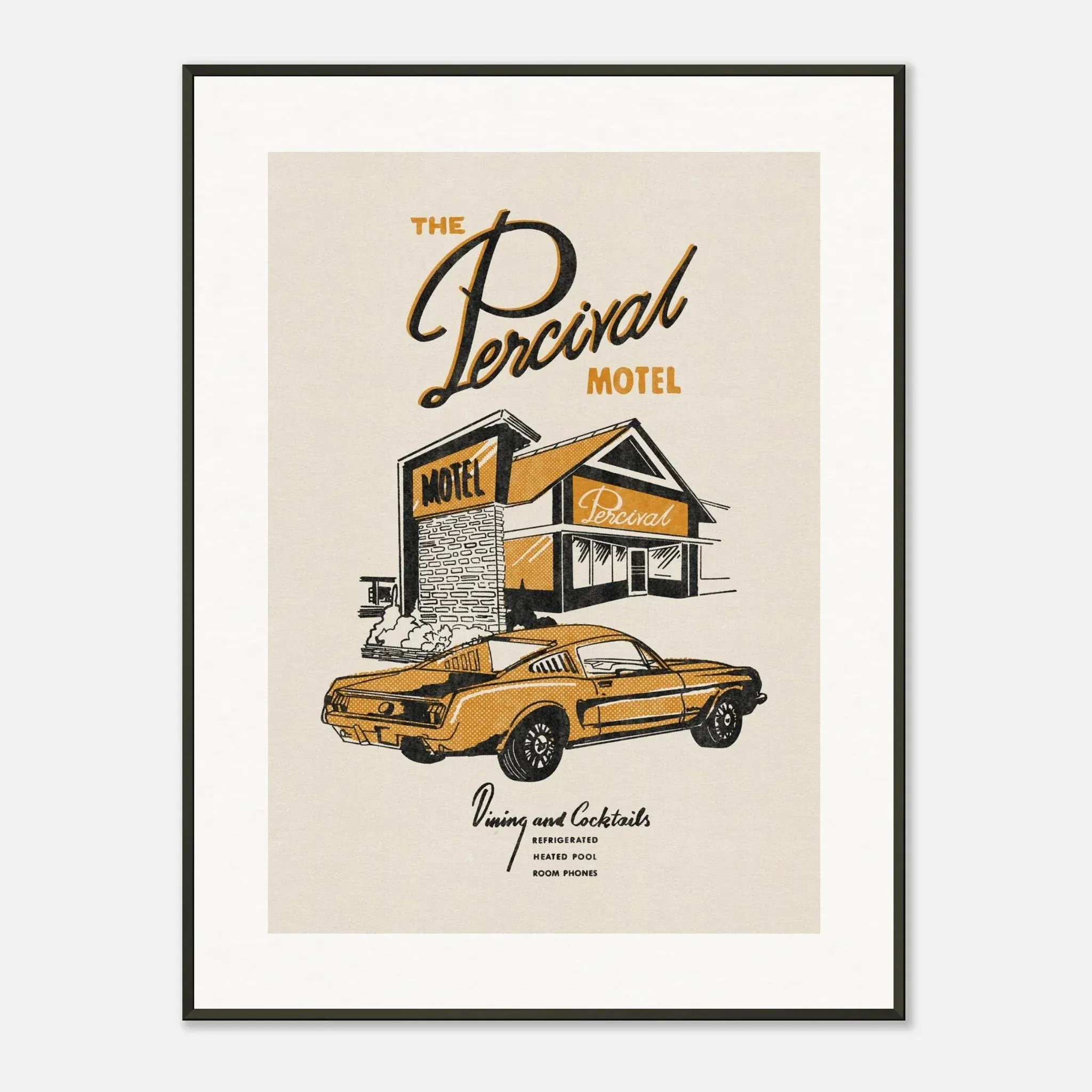 The Percival Motel Print | Framed sold by Percival product image thumbnail 5