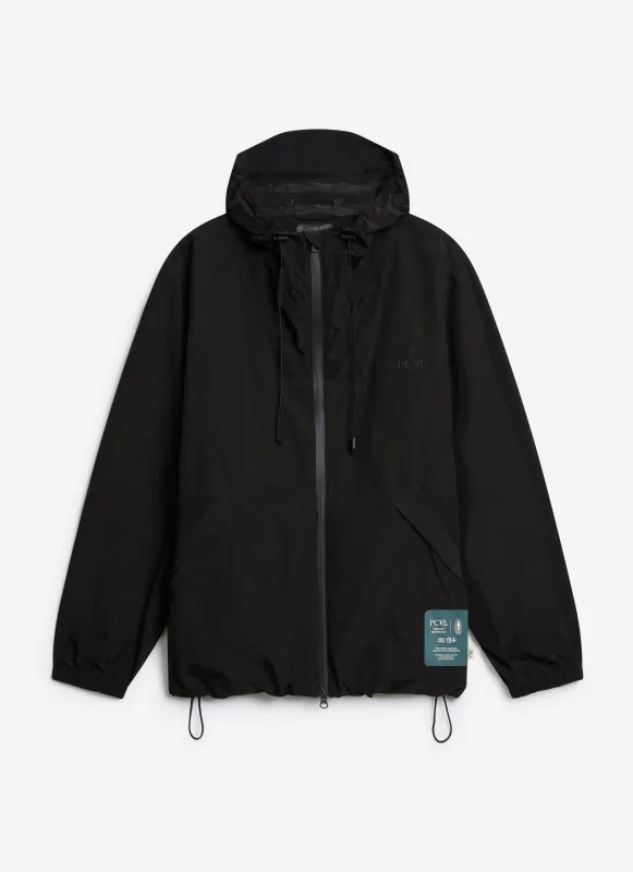 PCVL Zip Through Water Resistant Jacket | Black sold by Percival