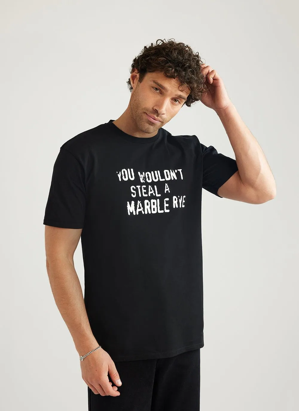 Rye T Shirt | Seinfeld x Percival | Black sold by Percival