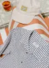 Percival Sardines Cap | Cotton | Ecru sold by Percival
