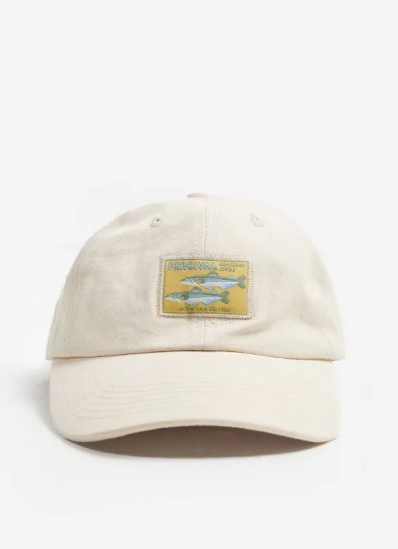 Percival Sardines Cap | Cotton | Ecru sold by Percival