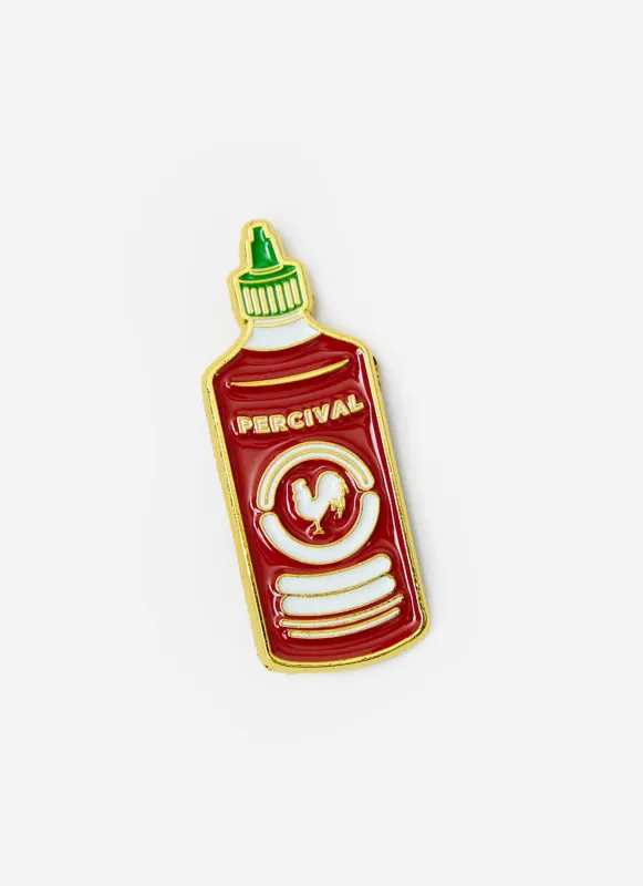 Percival Hot Sauce Pin Badges | Multi made by Percival