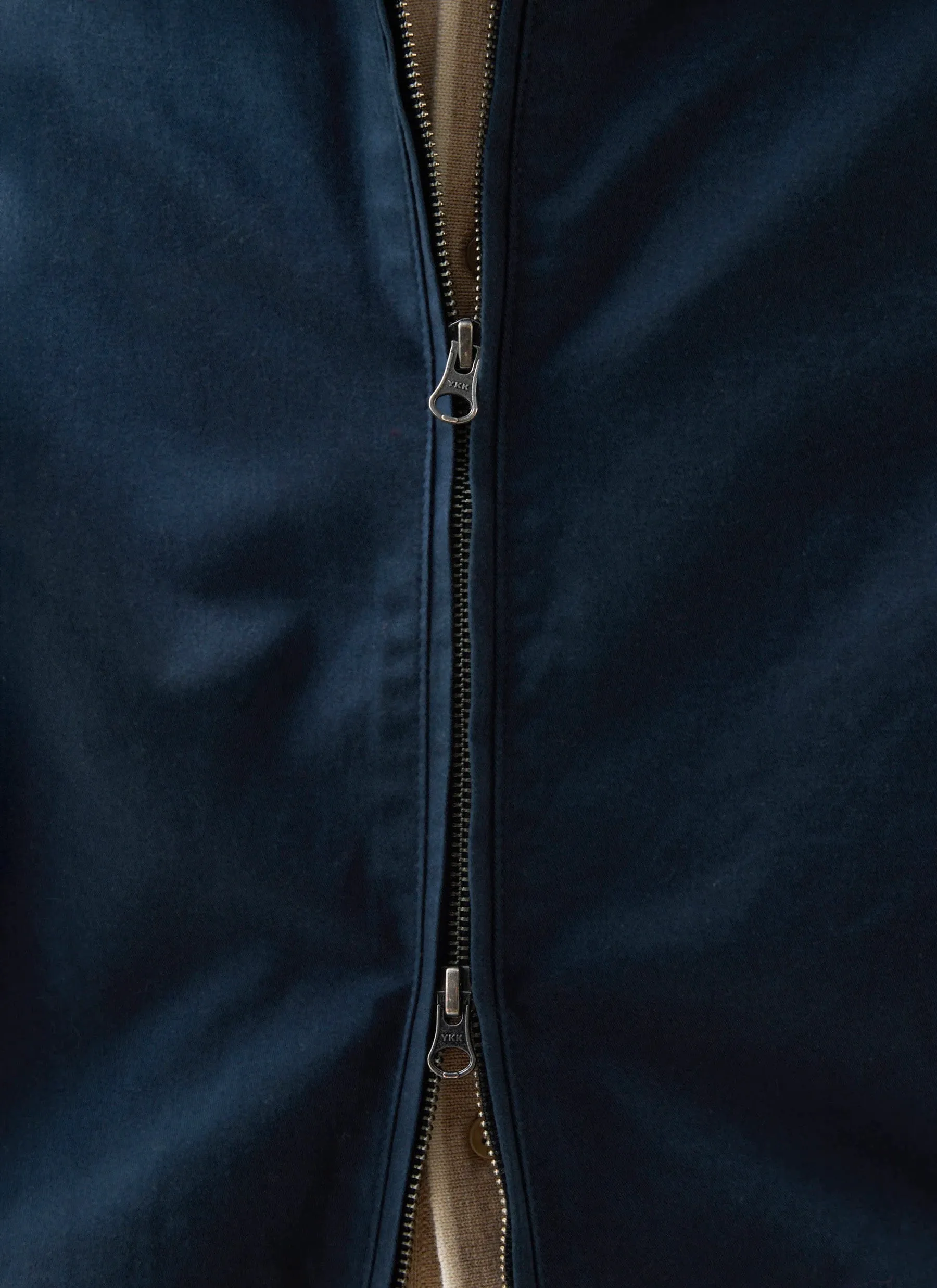Leo Harrington Jacket | Cotton | Navy sold by Percival product image thumbnail 5