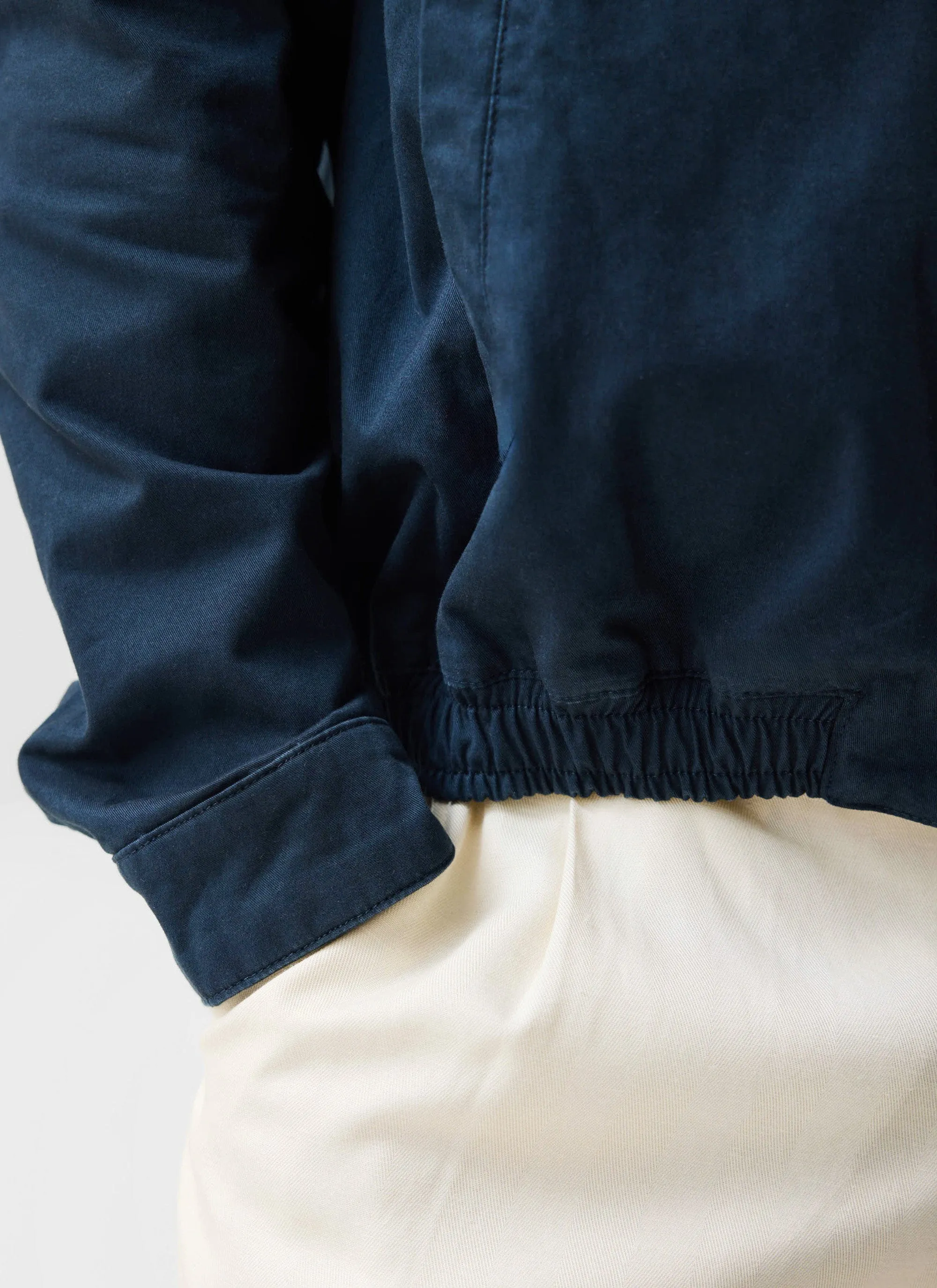 Leo Harrington Jacket | Cotton | Navy sold by Percival product image thumbnail 4