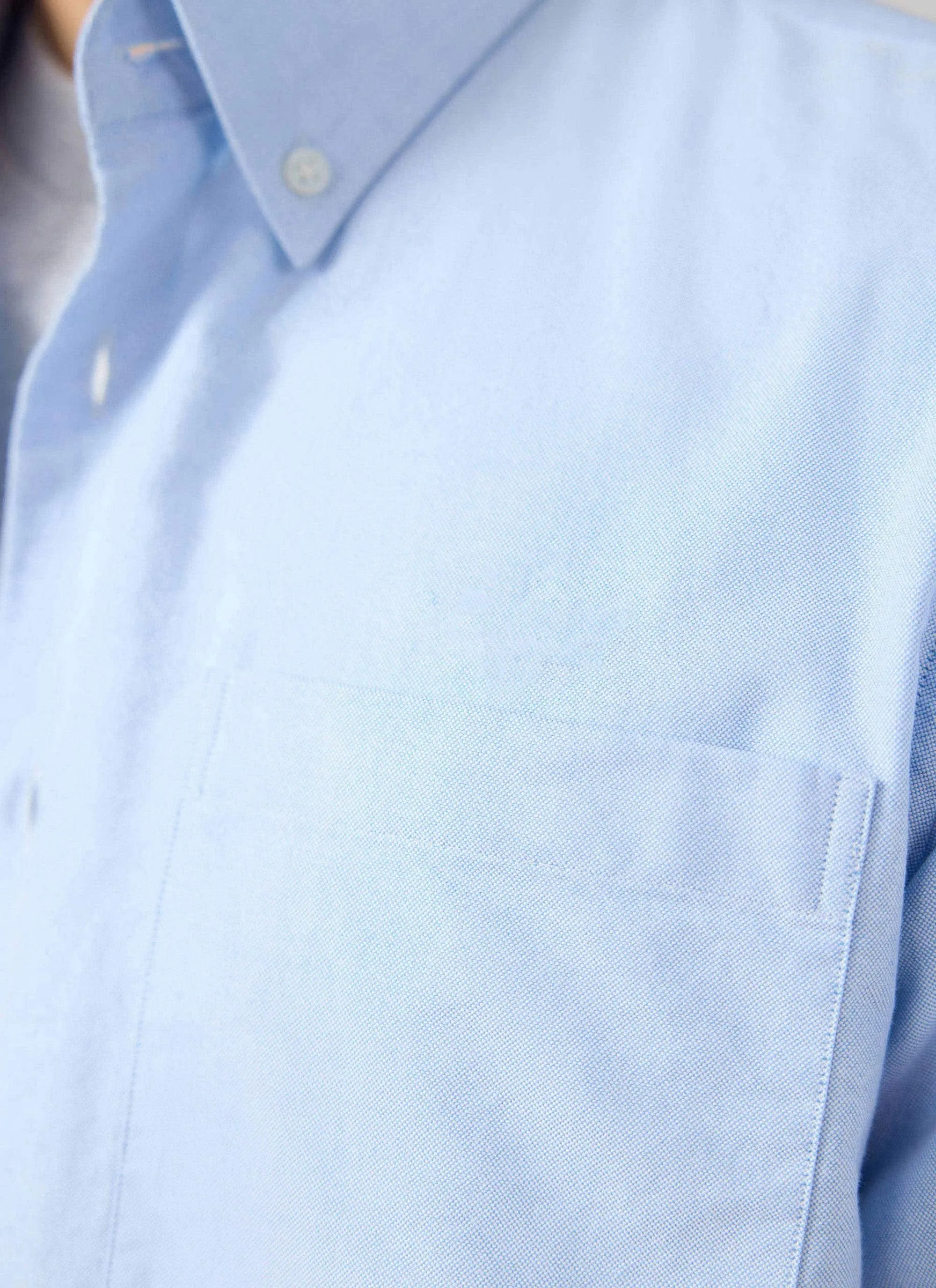 Oxford Regular Shirt | Cotton | Light Blue sold by Percival product image thumbnail 3
