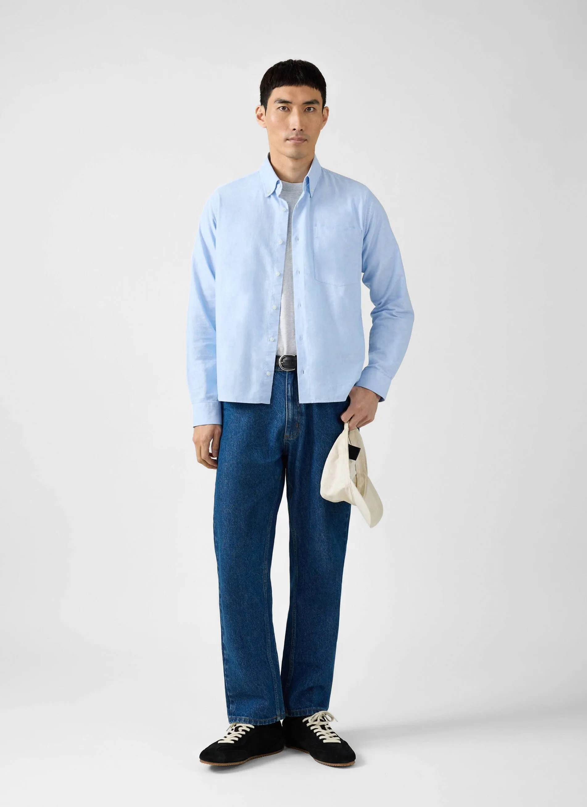 Oxford Regular Shirt | Cotton | Light Blue sold by Percival product image thumbnail 5