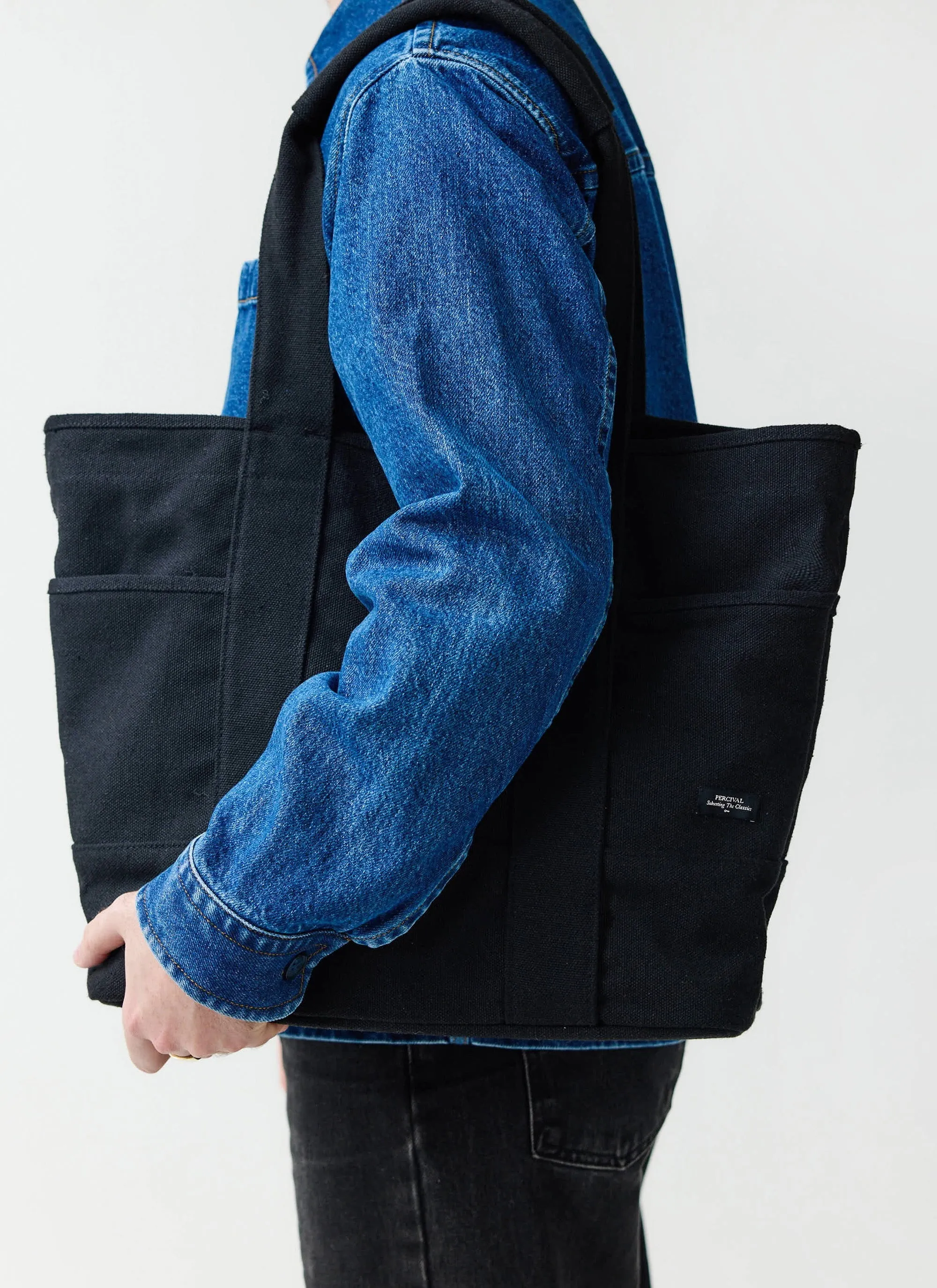 Tote Bag | Cotton Canvas | Black sold by Percival product image thumbnail 2
