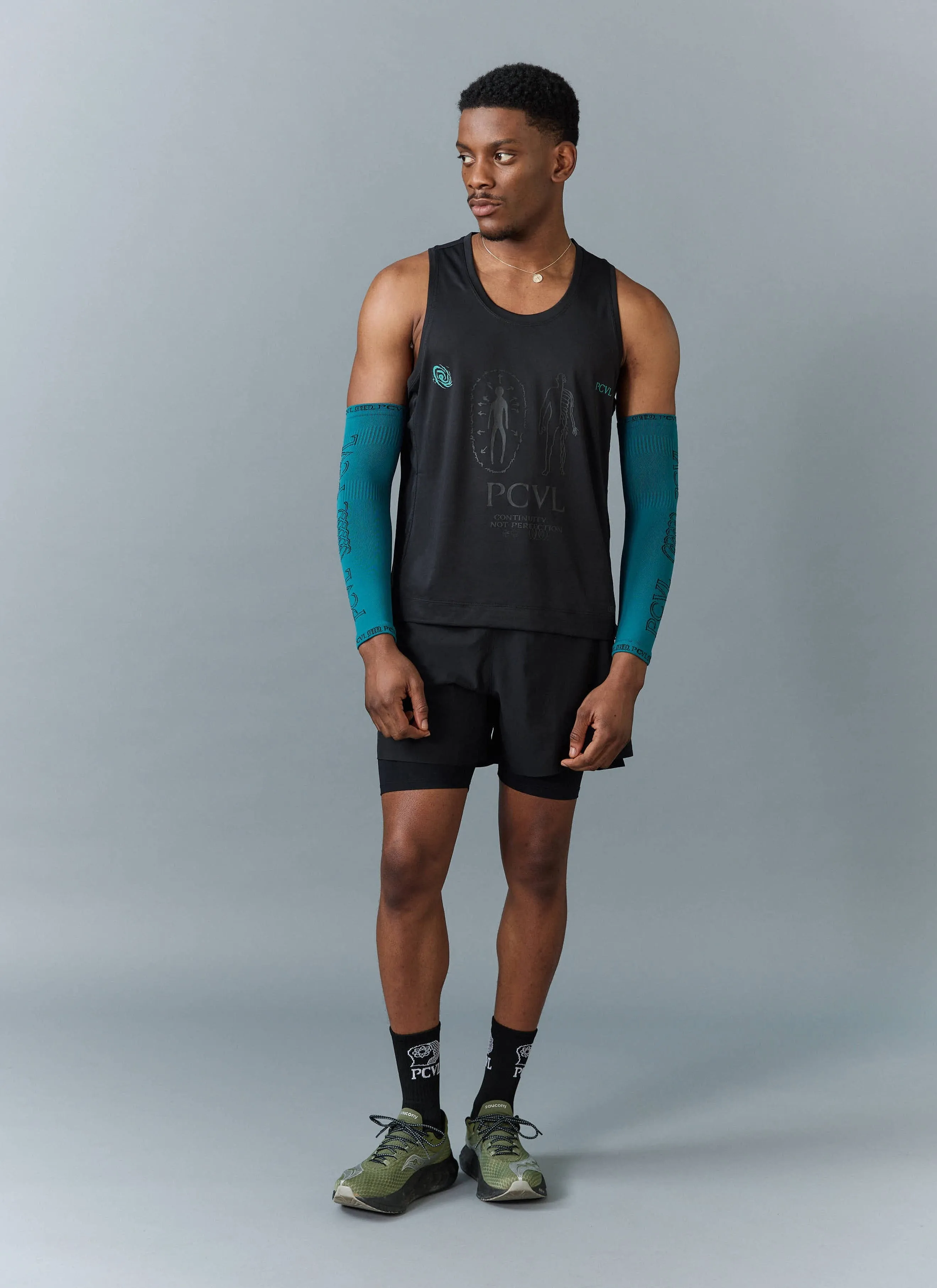 PCVL Graphic Printed Performance Vest | Black sold by Percival product image thumbnail 2