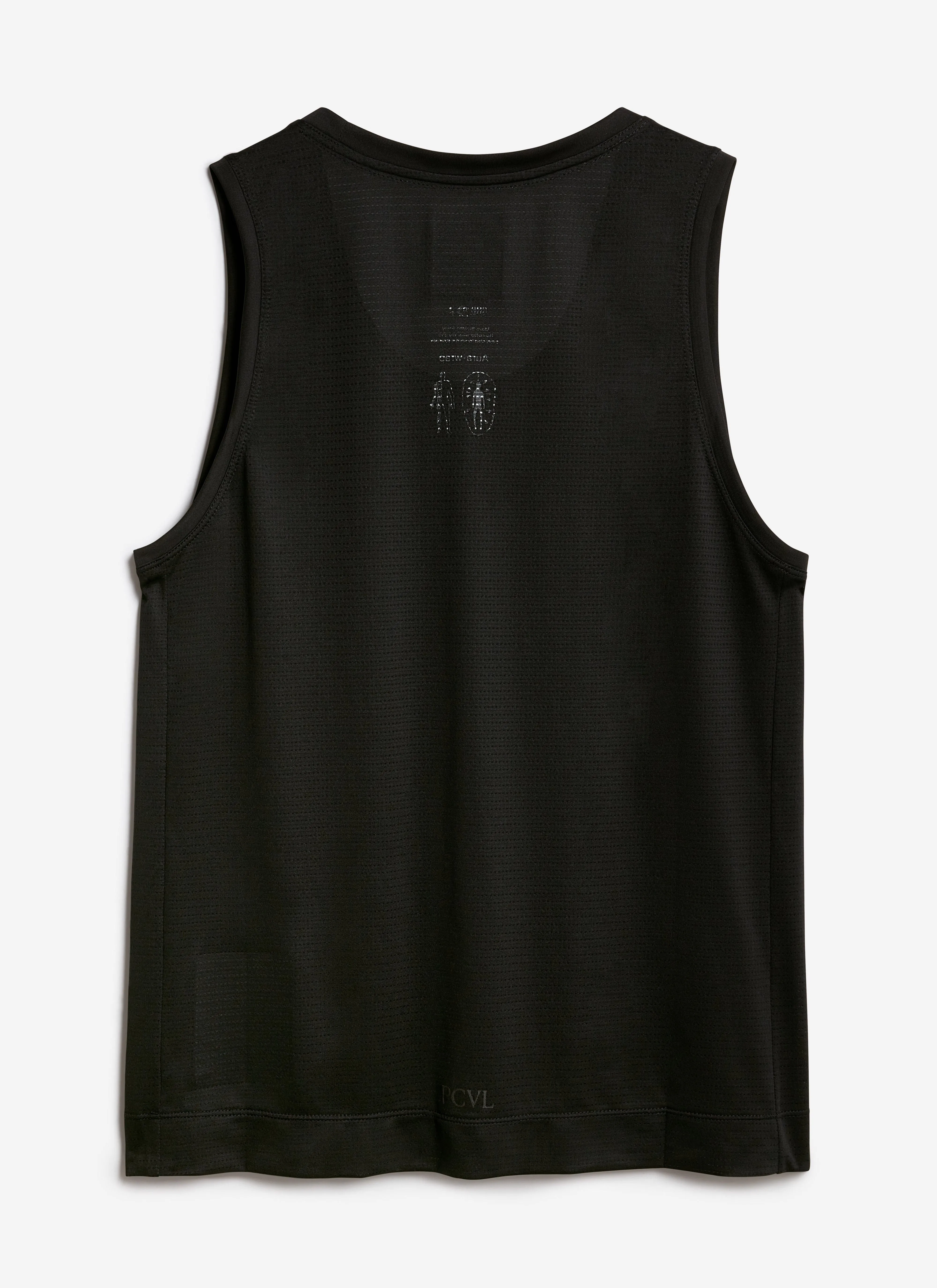 PCVL Graphic Printed Performance Vest | Black sold by Percival product image thumbnail 5