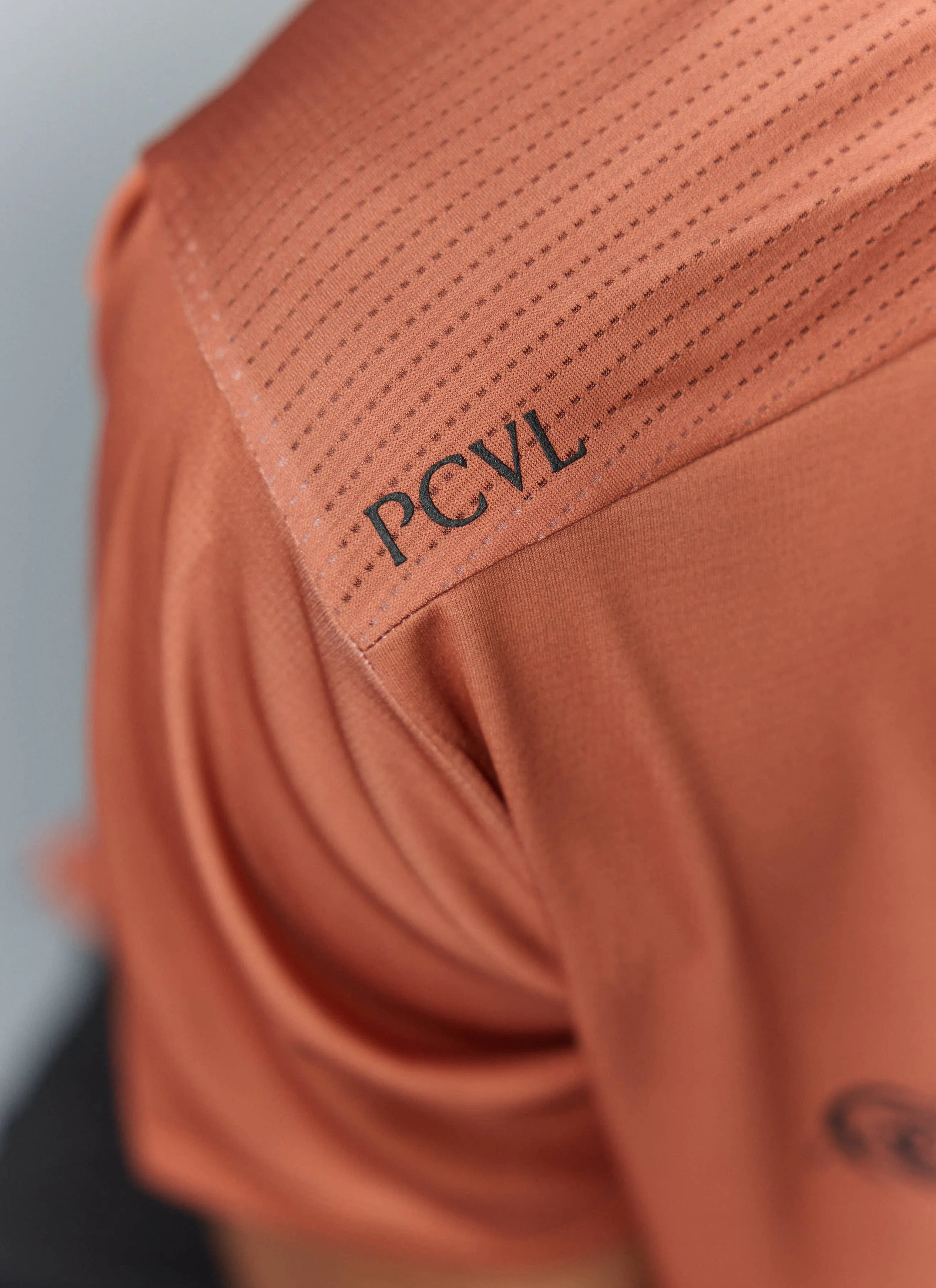PCVL Graphic Printed Performance Top | Rust sold by Percival product image thumbnail 3
