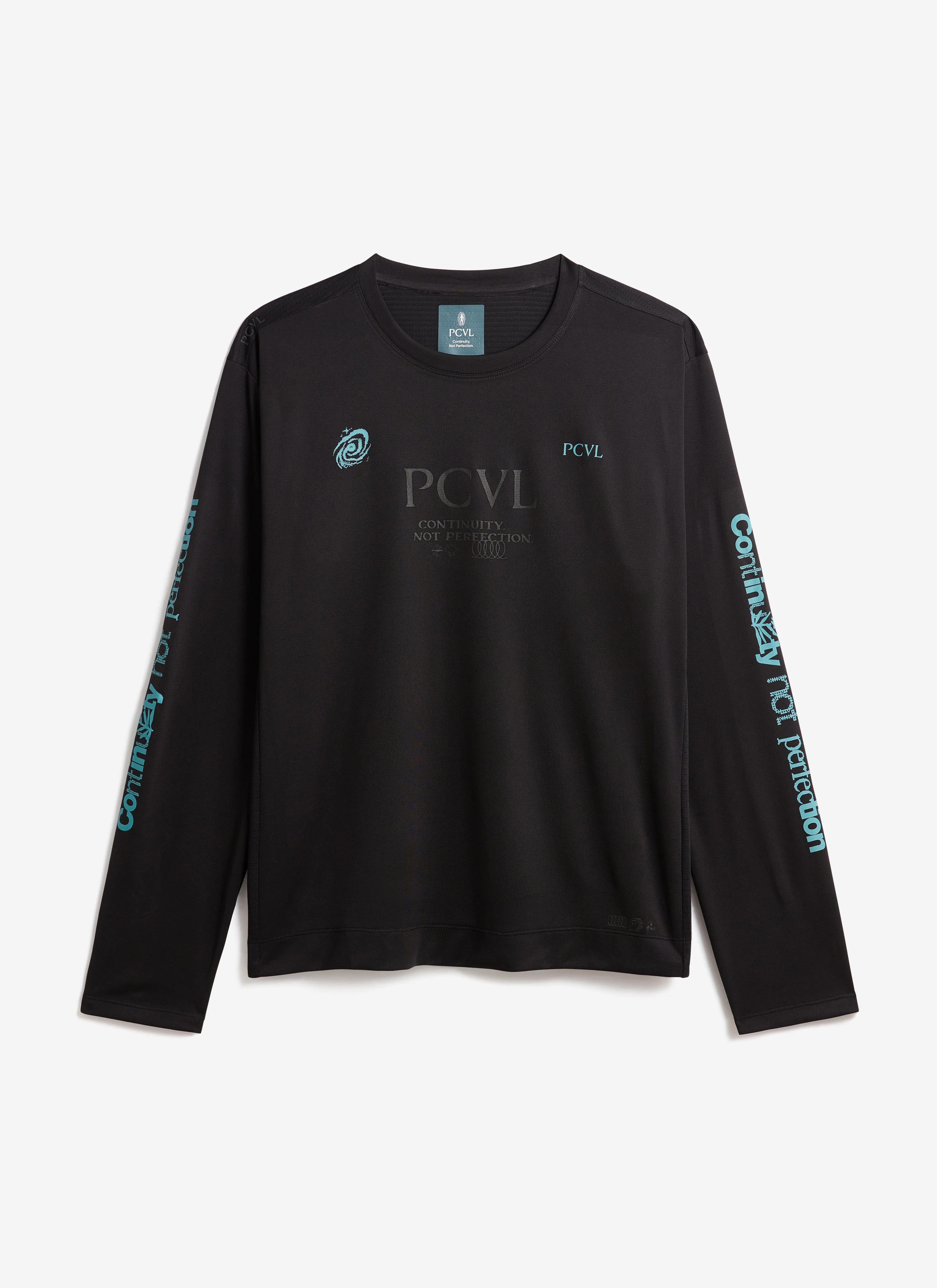 PCVL Long Sleeve Printed Performance Top | Black sold by Percival product image thumbnail 4