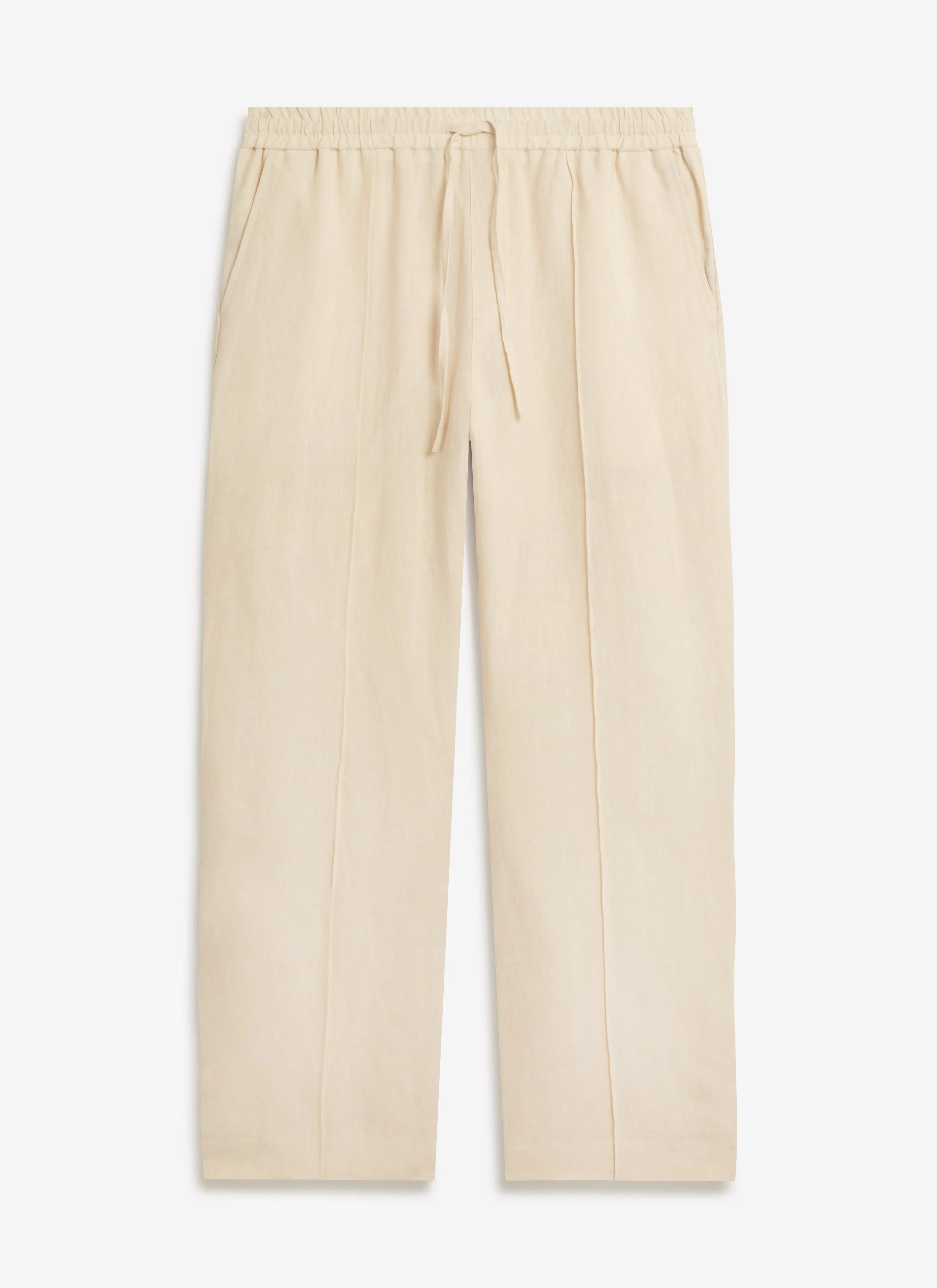 Lorena Wide Leg Trousers | Linen | Cream sold by Percival product image thumbnail 4
