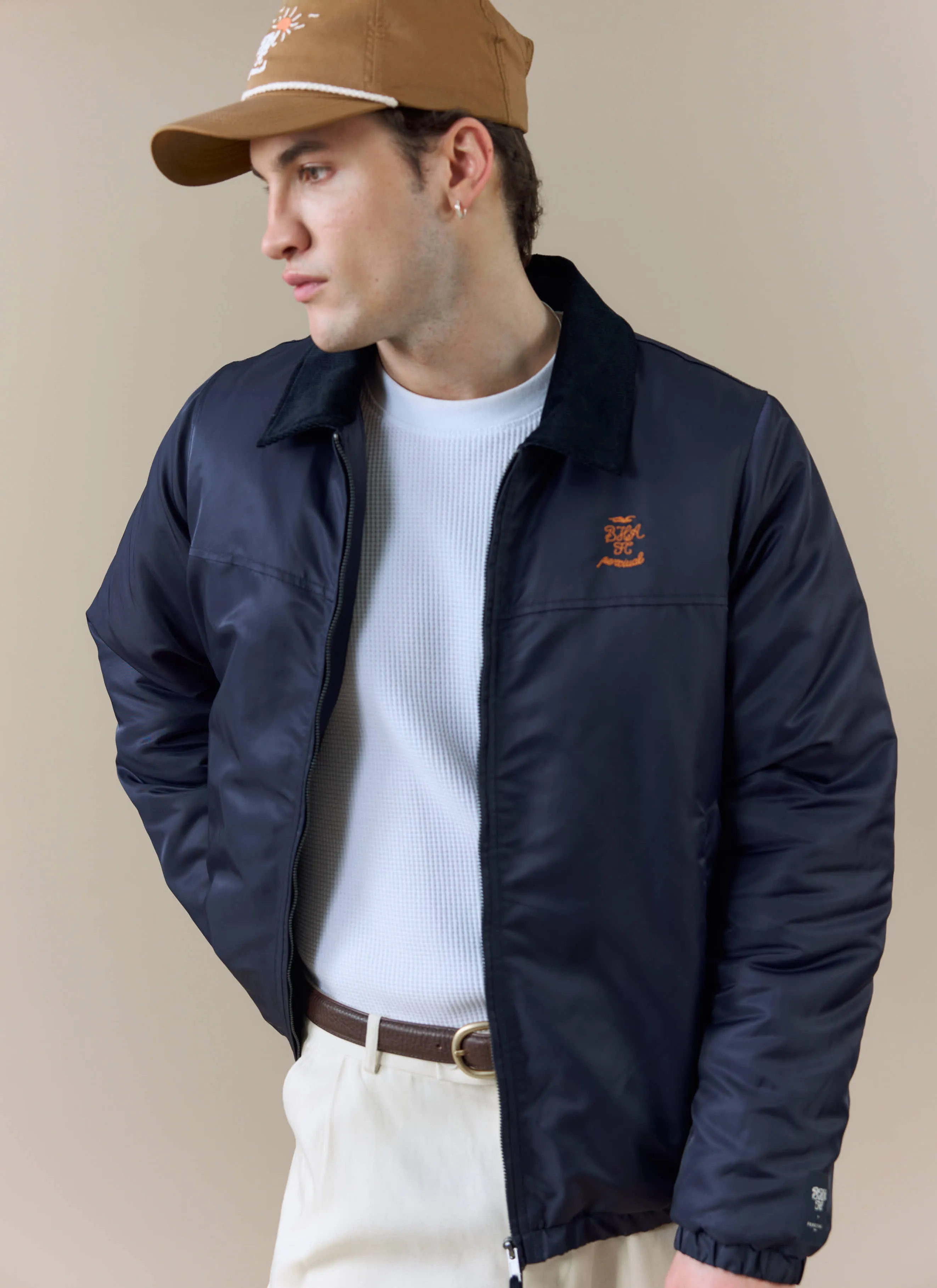 Coach Jacket | Brighton & Hove Albion F.C. x Percival | Navy sold by Percival product image thumbnail 5