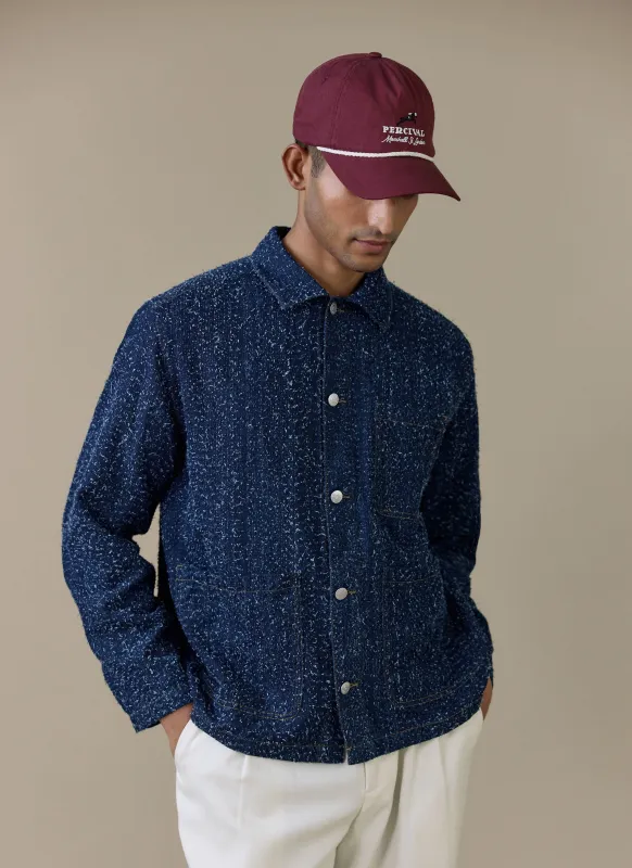 Parsons Chore Jacket | Cotton | Navy made by Percival