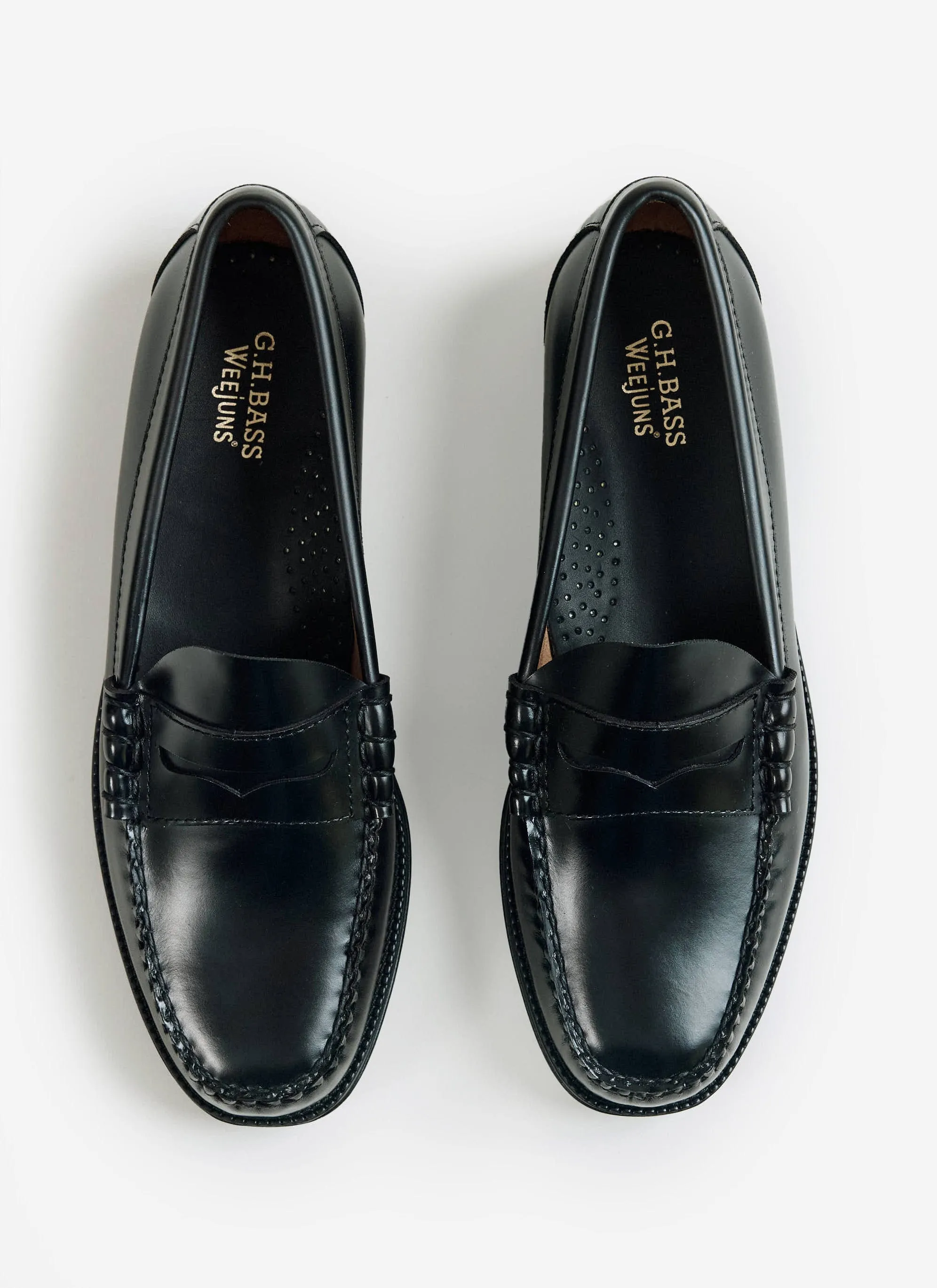 G.H.Bass | Weejun II Larson Moc Penny Loafer | Black sold by Percival product image thumbnail 2