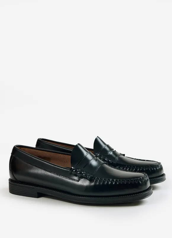 G.H.Bass | Weejun II Larson Moc Penny Loafer | Black made by Percival