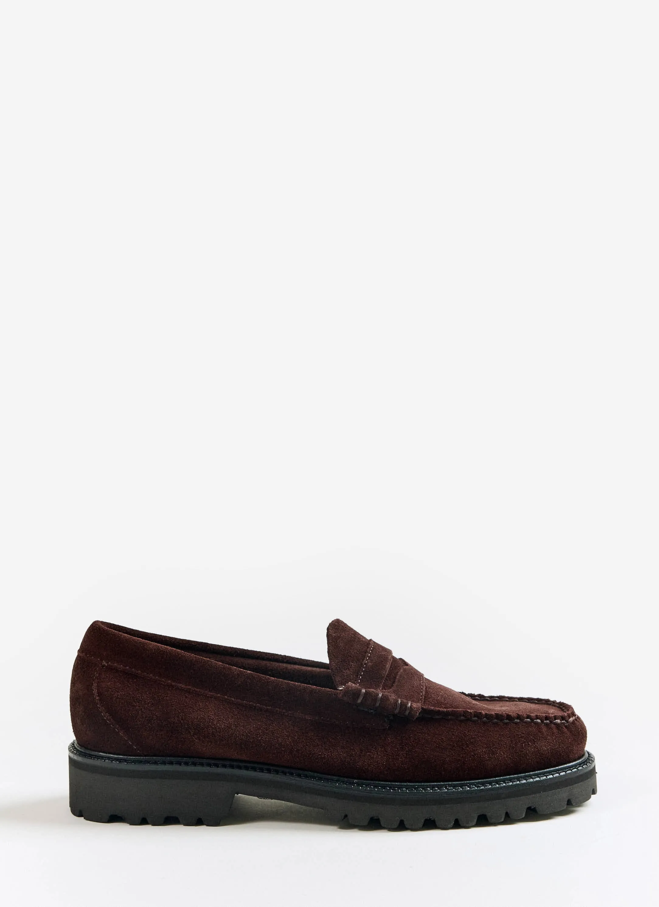 G.H.Bass | Weejun 90 Larson Loafer | Chocolate Suede sold by Percival product image thumbnail 4