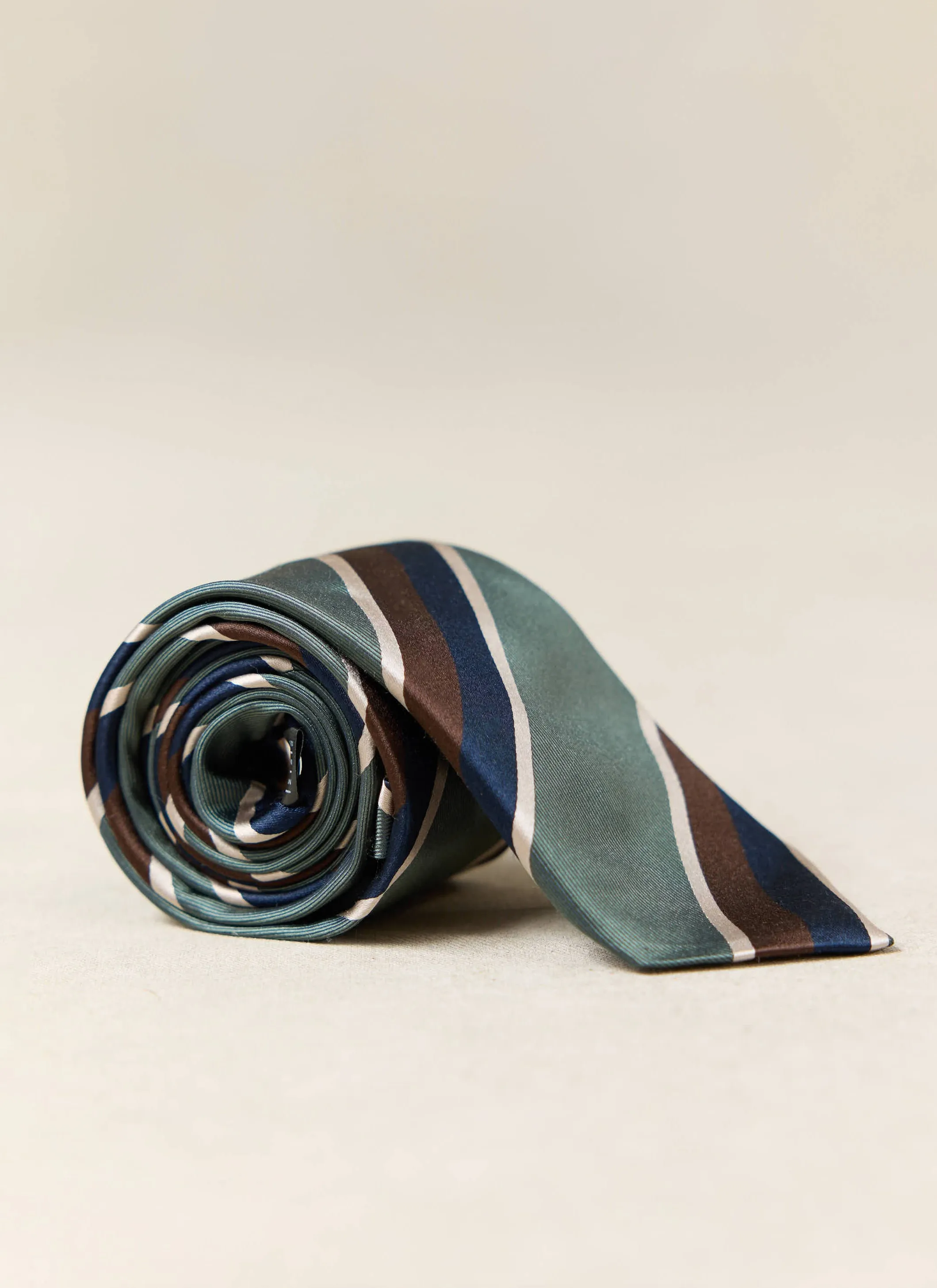 Stripe Tie | Silk | Multi sold by Percival
