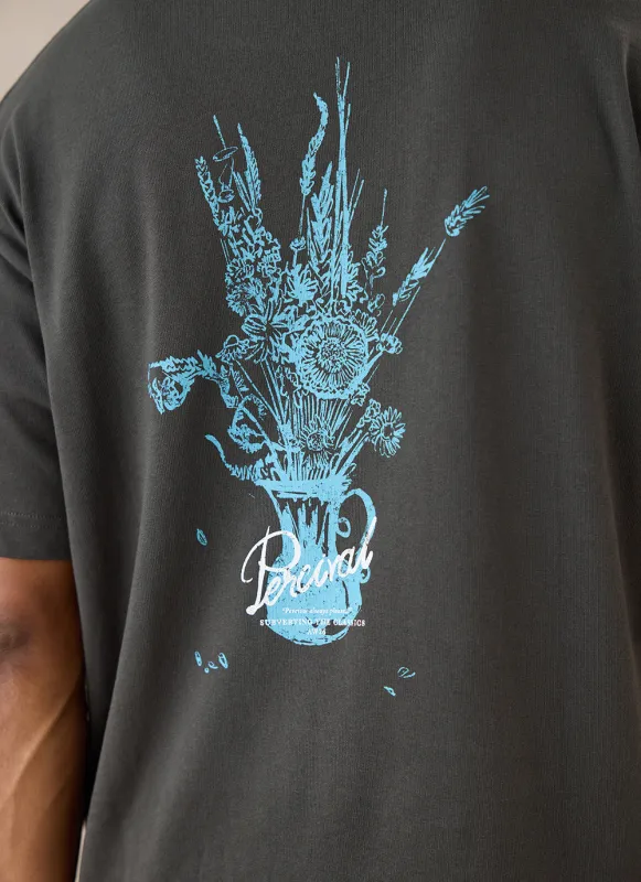 Dawson Oversized T Shirt | Organic Cotton | Charcoal made by Percival