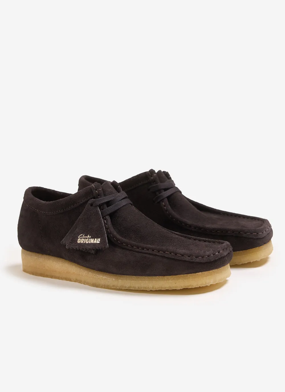 Wallabee | Clarks Originals | Brown Slate Suede sold by Percival