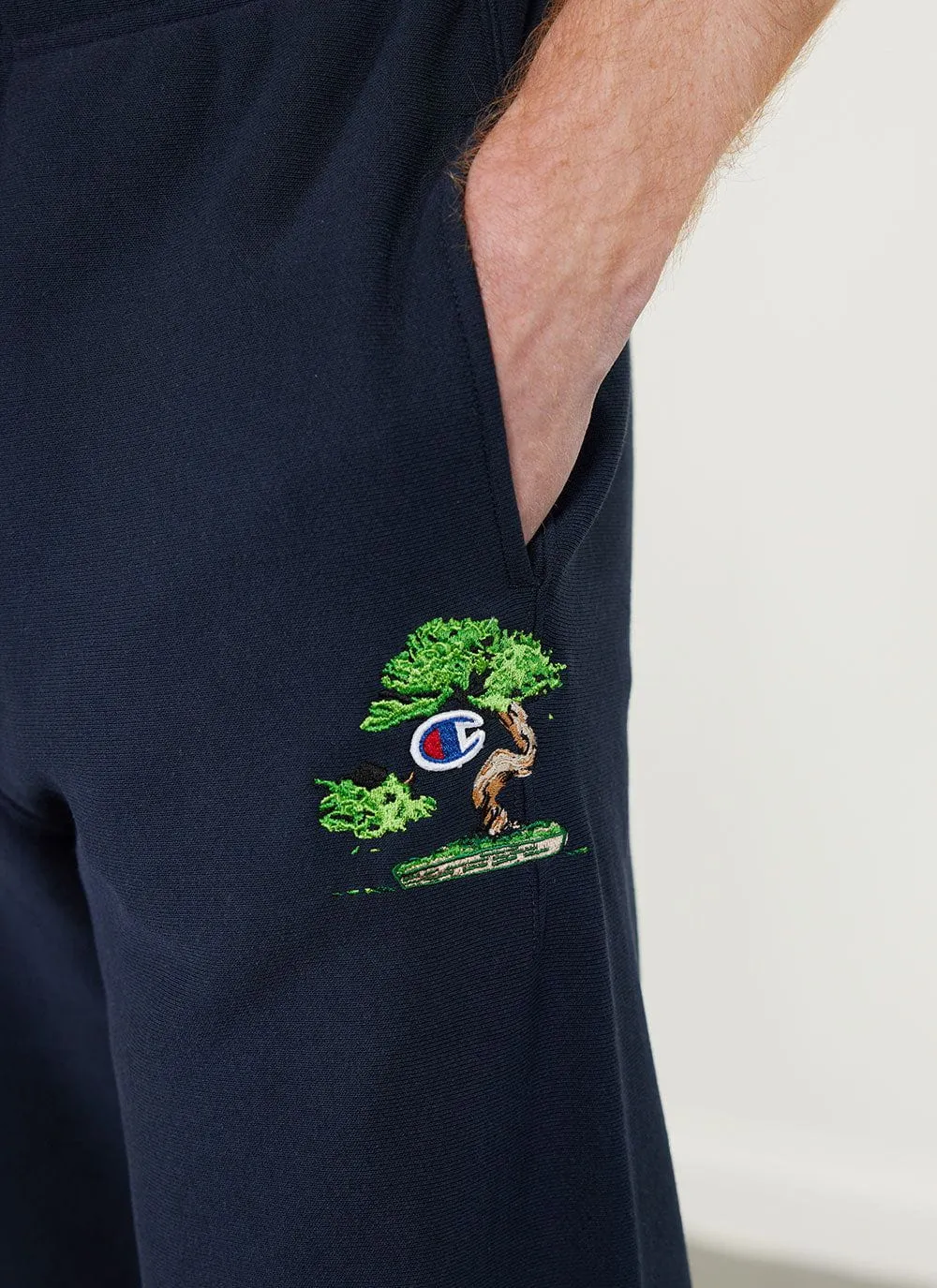 Bonsai Straight Leg Trackpants | Champion and Percival | Navy sold by Percival product image thumbnail 2