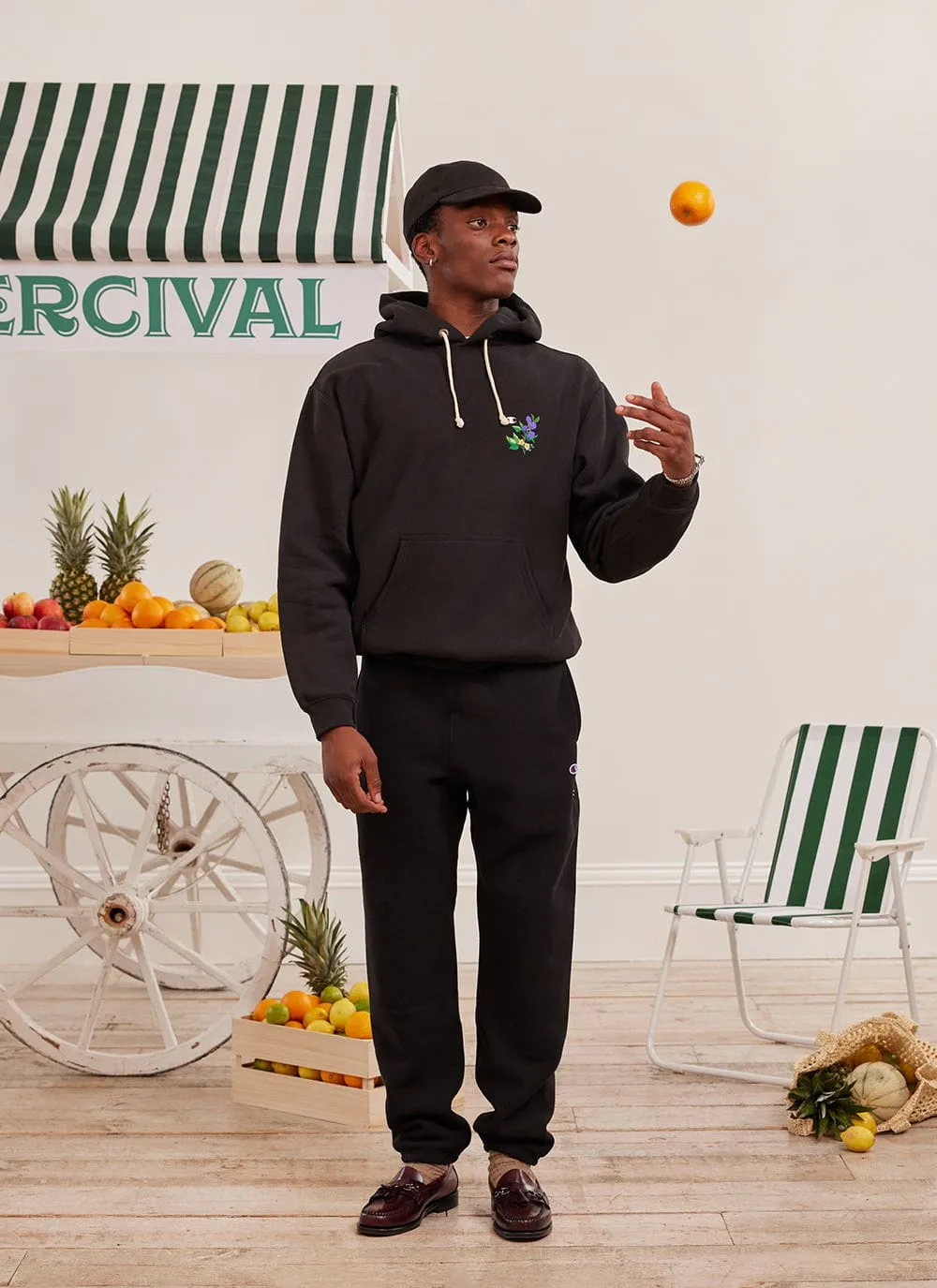 Bramble Hoodie | Champion and Percival | Black sold by Percival product image thumbnail 2