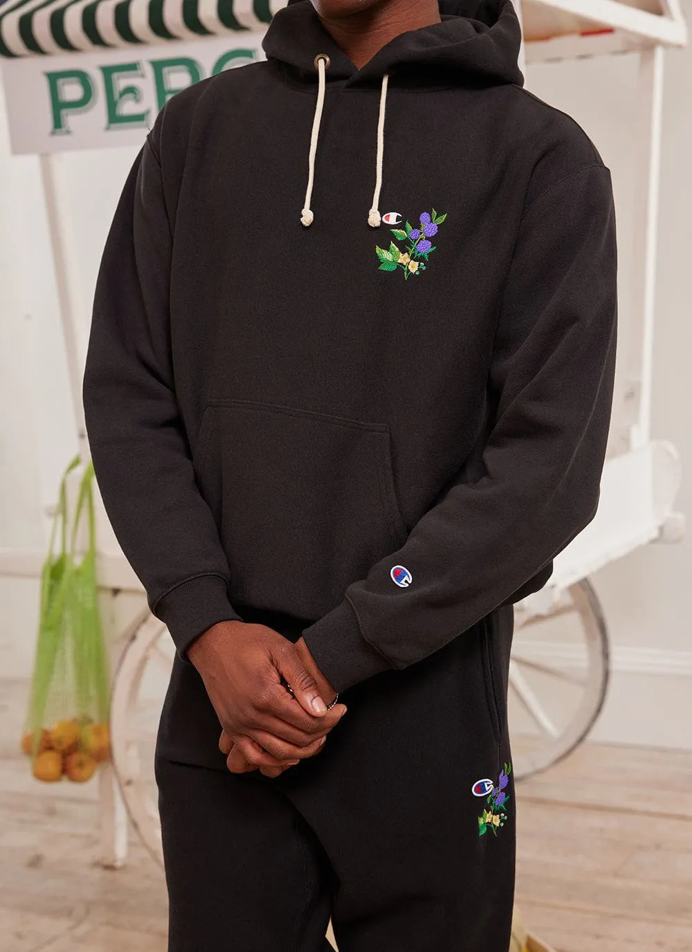Bramble Hoodie | Champion and Percival | Black sold by Percival product image thumbnail 3