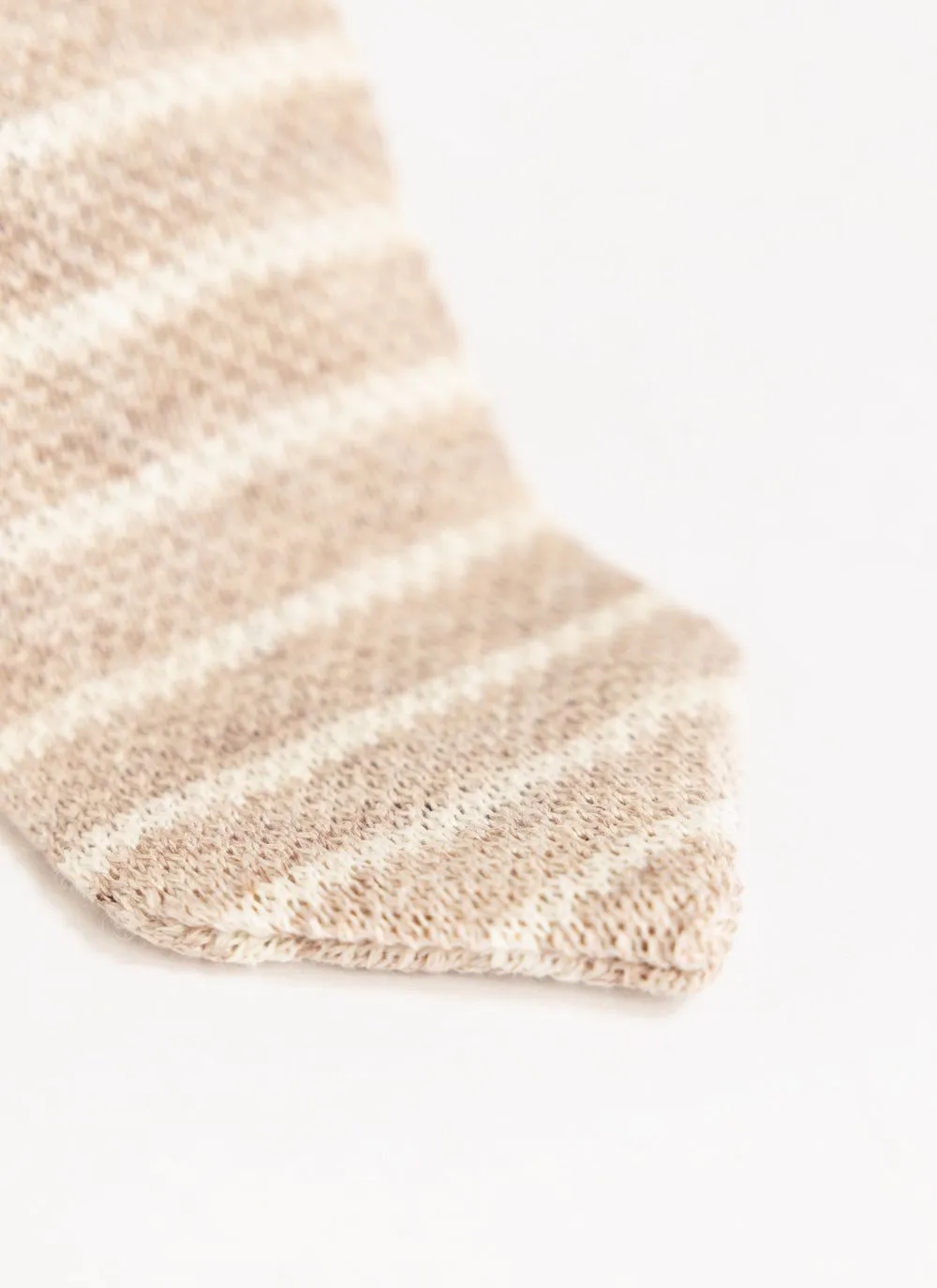 Stripe Linen Tie | Natural Marl sold by Percival product image thumbnail 3