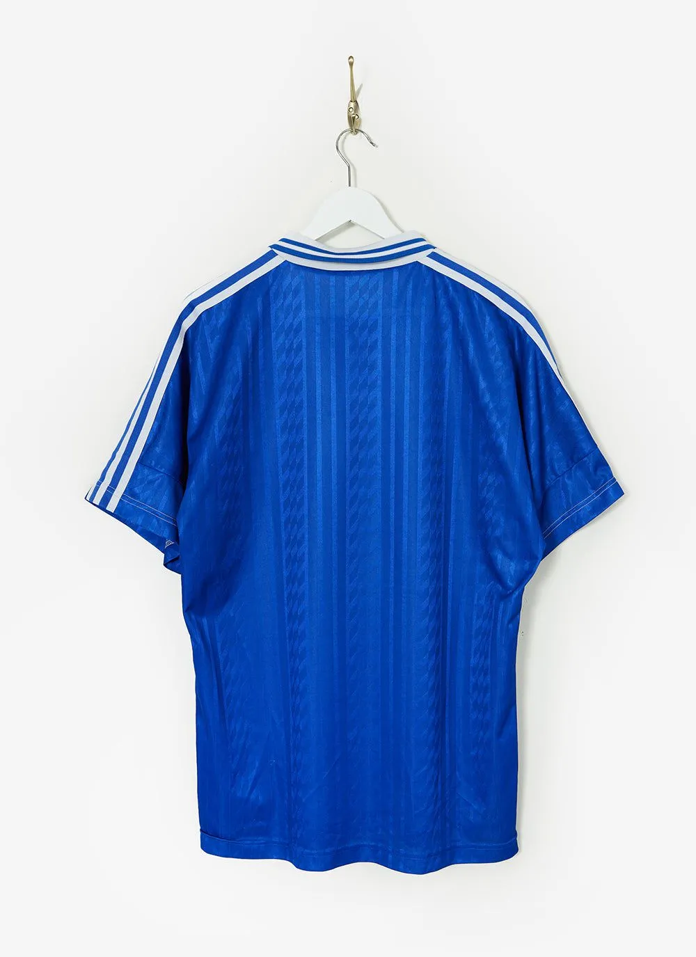 90s Adidas Shirt #8 | Percival x Classic Football Shirts | Blue sold by Percival product image thumbnail 3