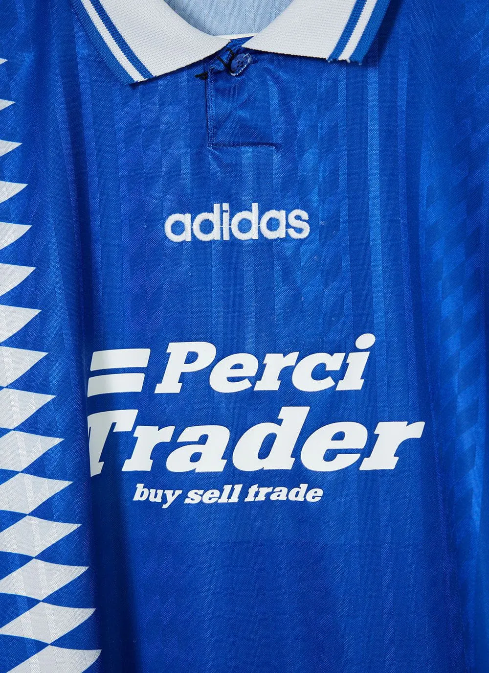 90s Adidas Shirt #8 | Percival x Classic Football Shirts | Blue sold by Percival product image thumbnail 2