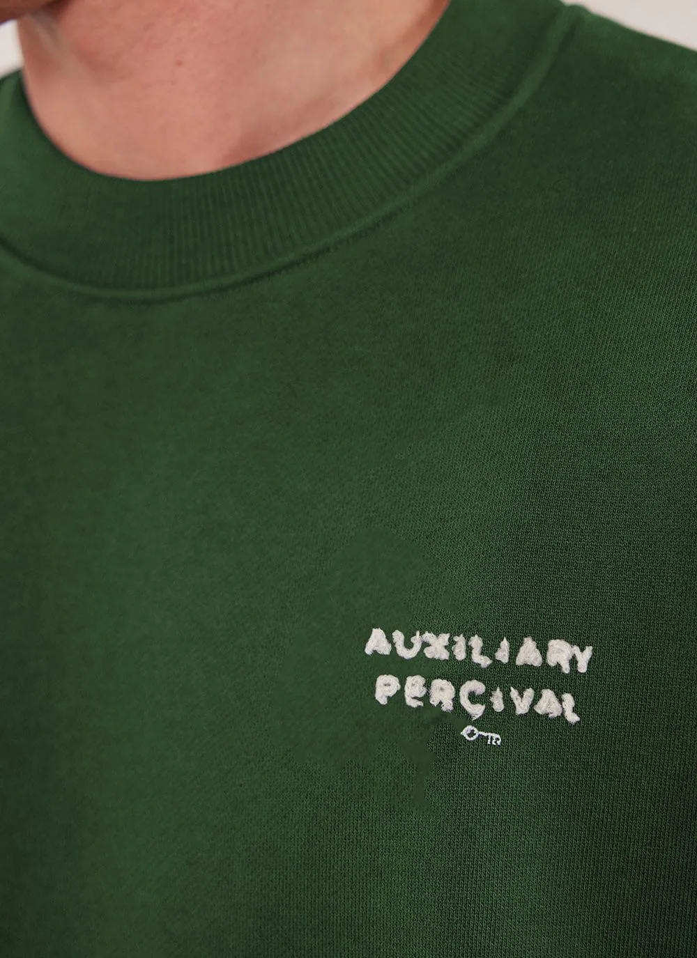 Auxiliary Sweatshirt 01 | Cotton | Forest sold by Percival product image thumbnail 2
