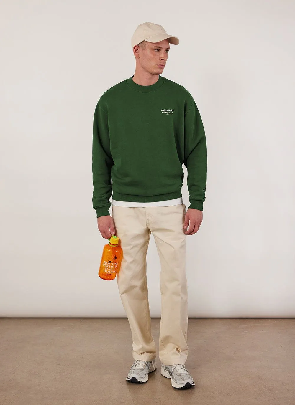 Auxiliary Sweatshirt 01 | Cotton | Forest sold by Percival product image thumbnail 3