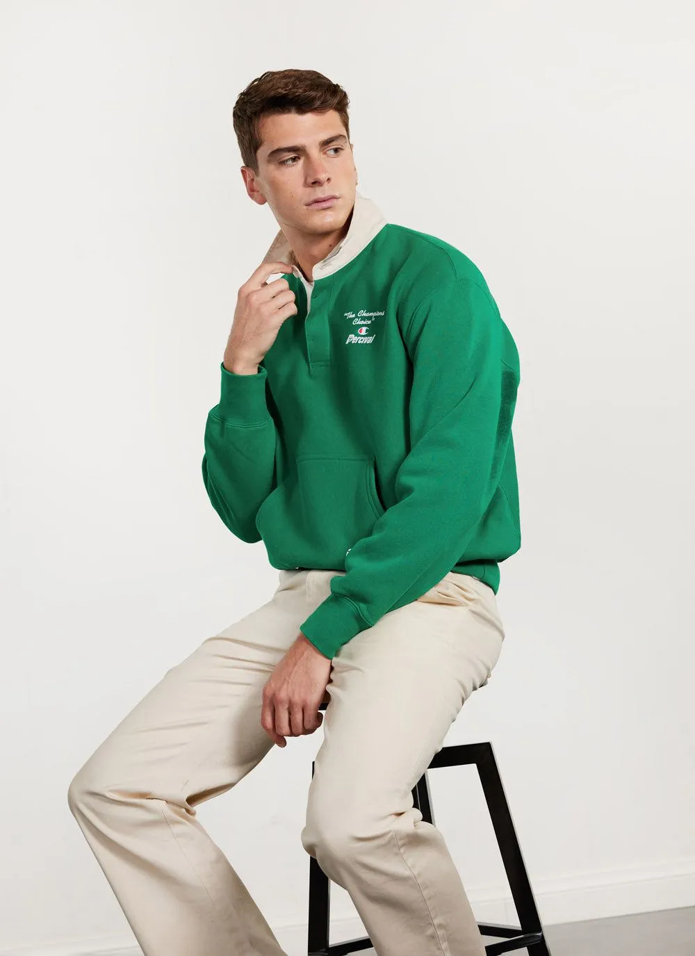 Trophy Rugby Polo | Champion and Percival | Green sold by Percival product image thumbnail 3