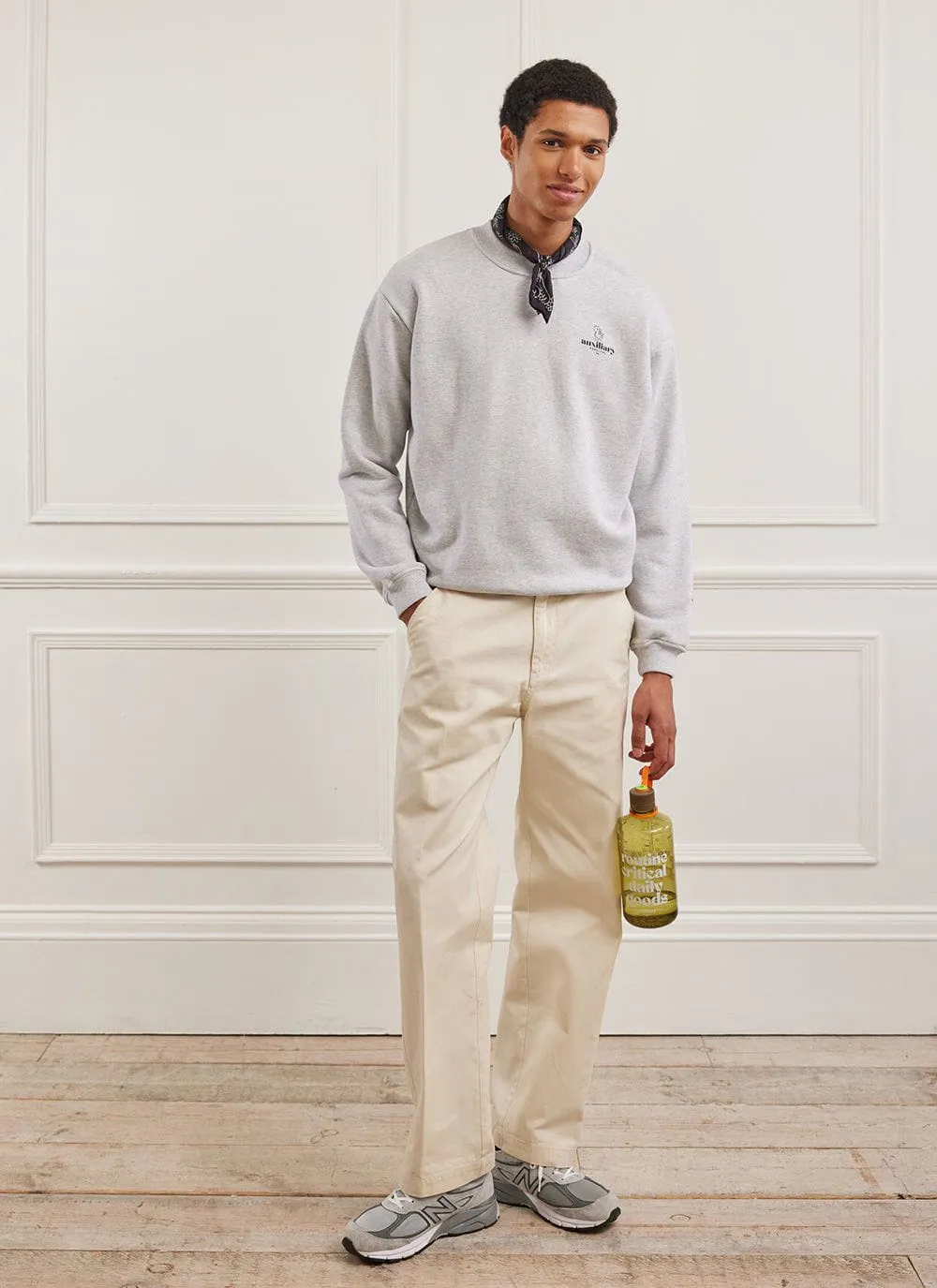 Canard Auxiliary Sweatshirt | Cotton | Athletic Grey sold by Percival product image thumbnail 5