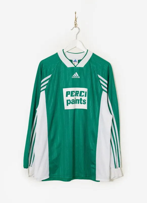 90s Adidas Shirt #48 | Percival x Classic Football Shirts | Green sold by Percival