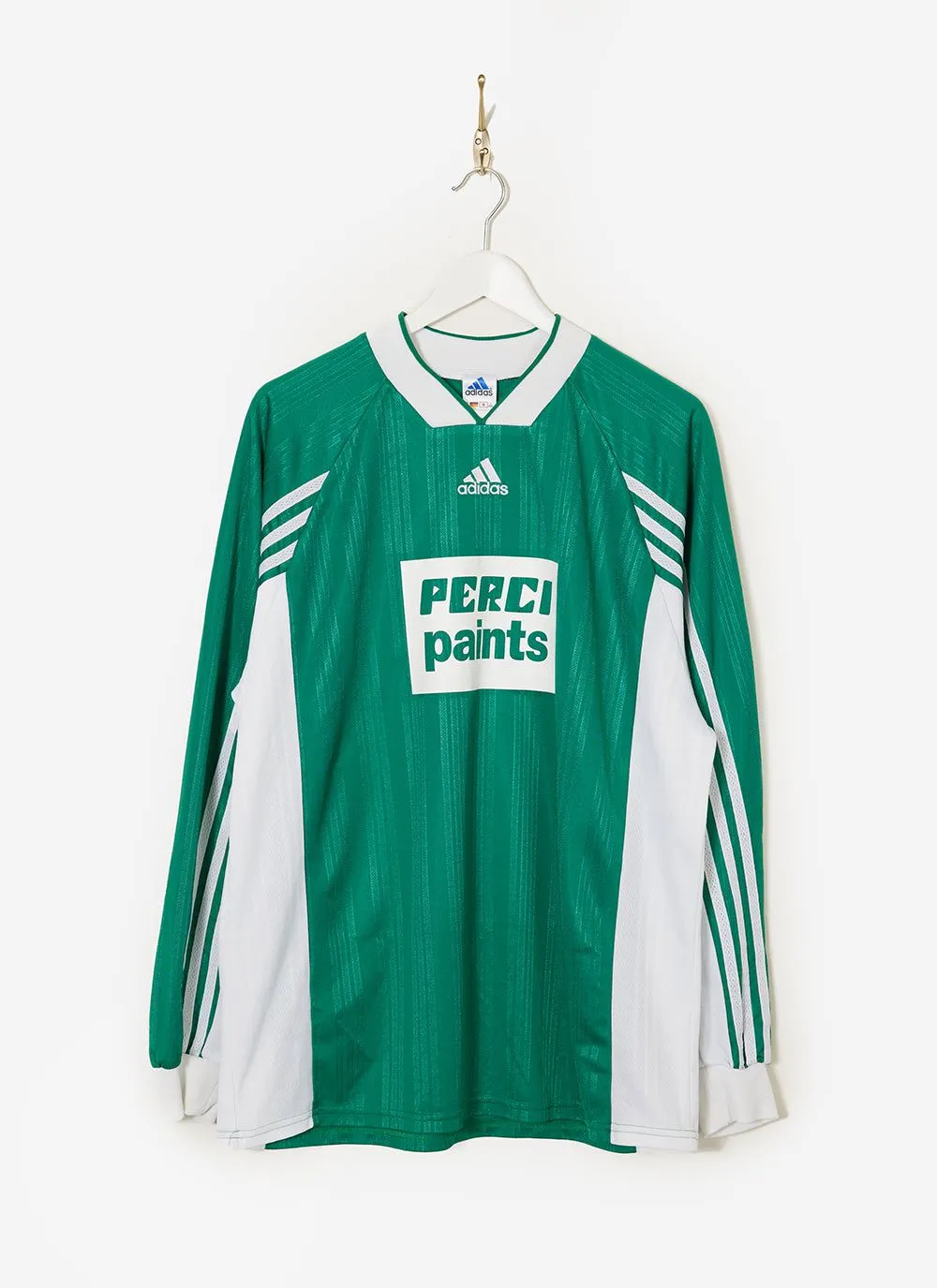90s Adidas Shirt #48 | Percival x Classic Football Shirts | Green sold by Percival