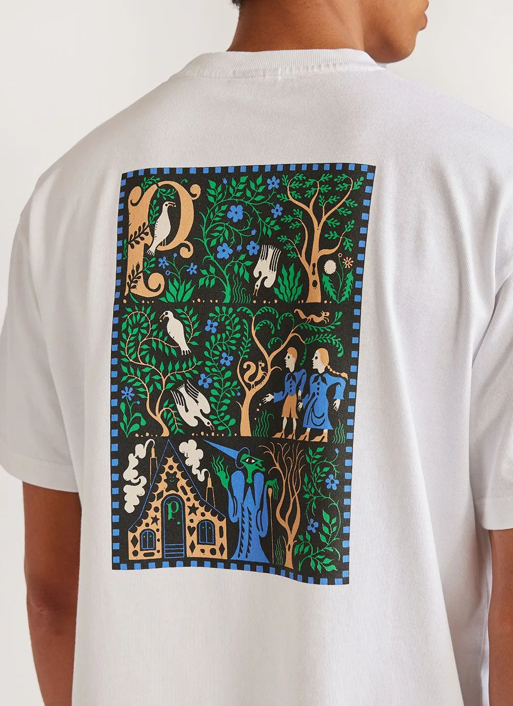 Drop Cap Oversized T Shirt | Percival x Sophy Hollington | White sold by Percival product image thumbnail 2