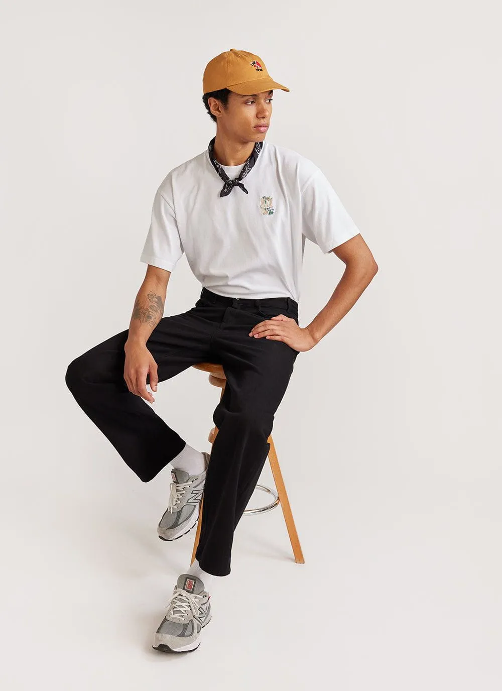 Drop Cap Oversized T Shirt | Percival x Sophy Hollington | White sold by Percival product image thumbnail 5