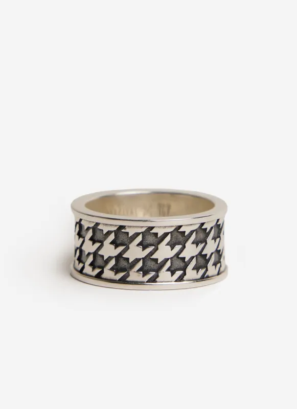 Houndstooth Ring | Sterling Silver sold by Percival